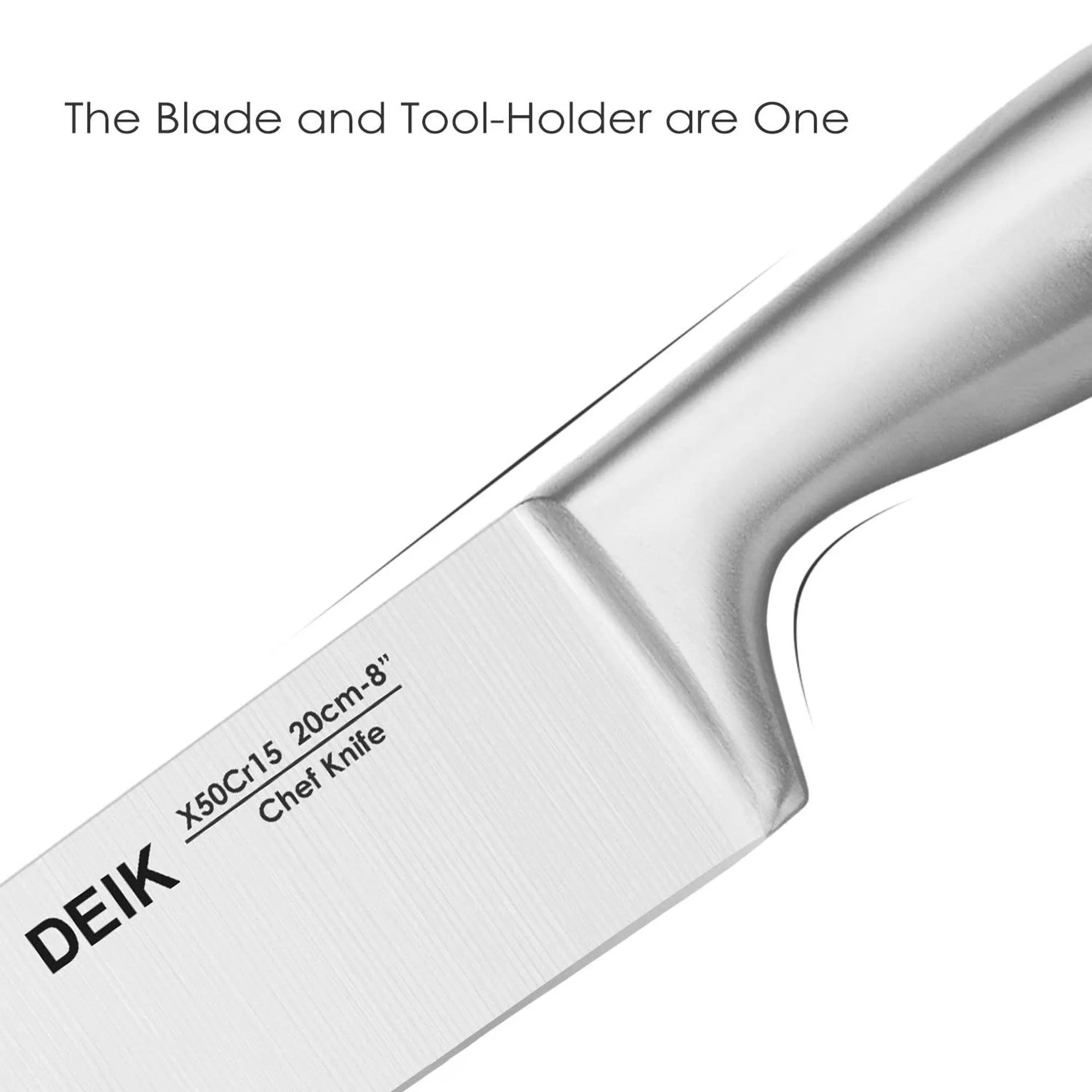 14-Piece: Deik High Carbon Stainless Steel Kitchen Knife Set