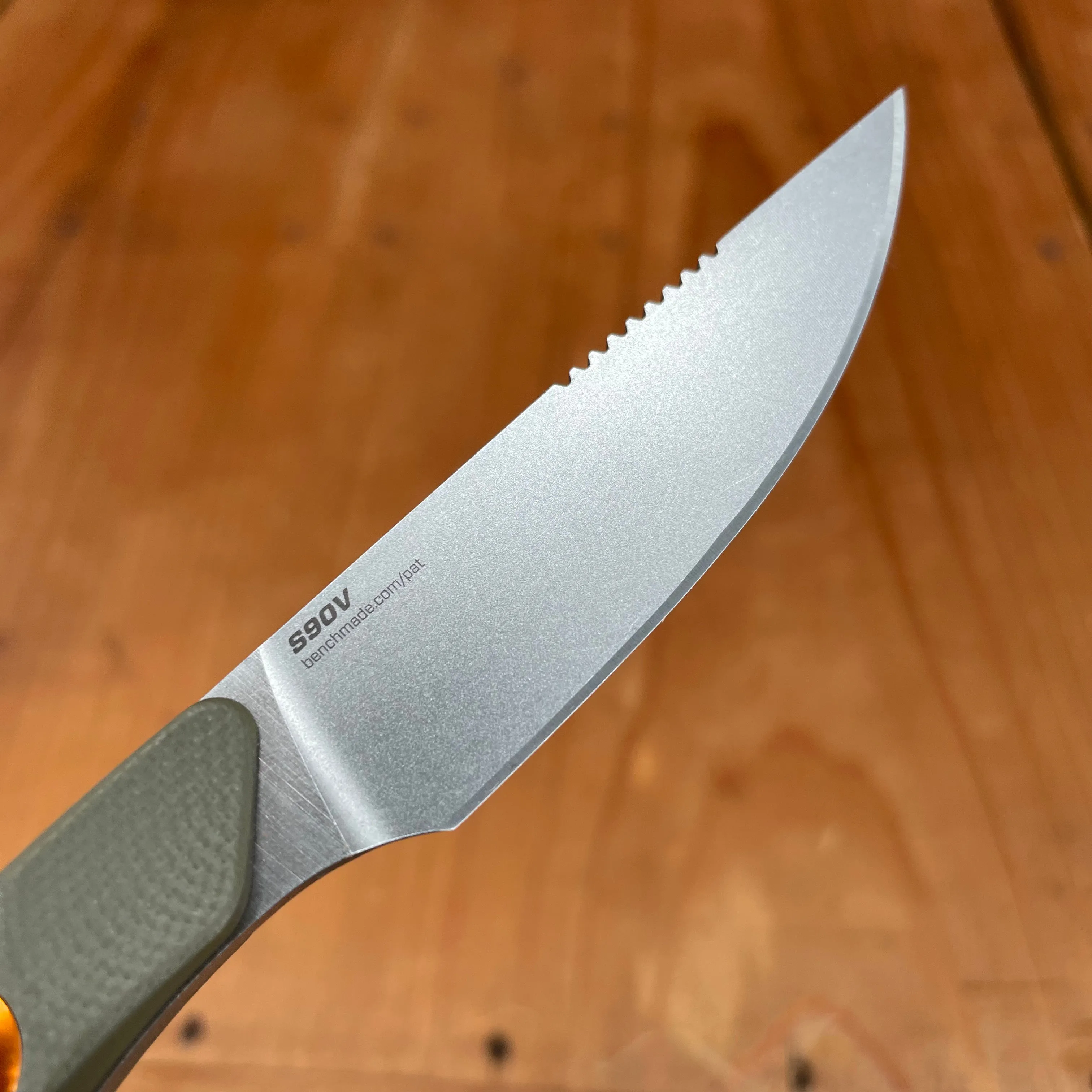 Benchmade 15700-01 Flyway 2.7" Straight Back CPM-154 Fixed Blade OD Green G10 Handle with Sheath