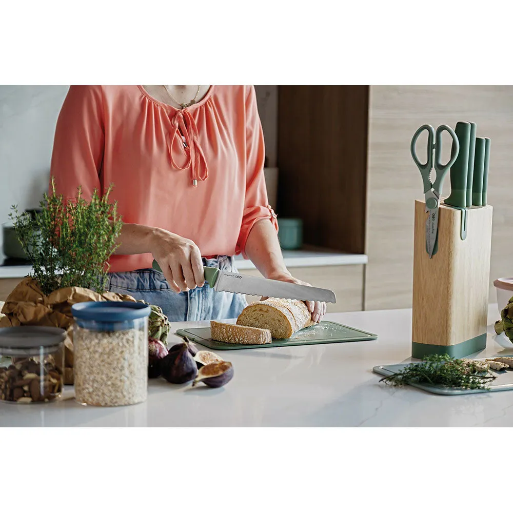 BergHOFF Forest Leo 6-PC Knife Block Set - Green | 3950351