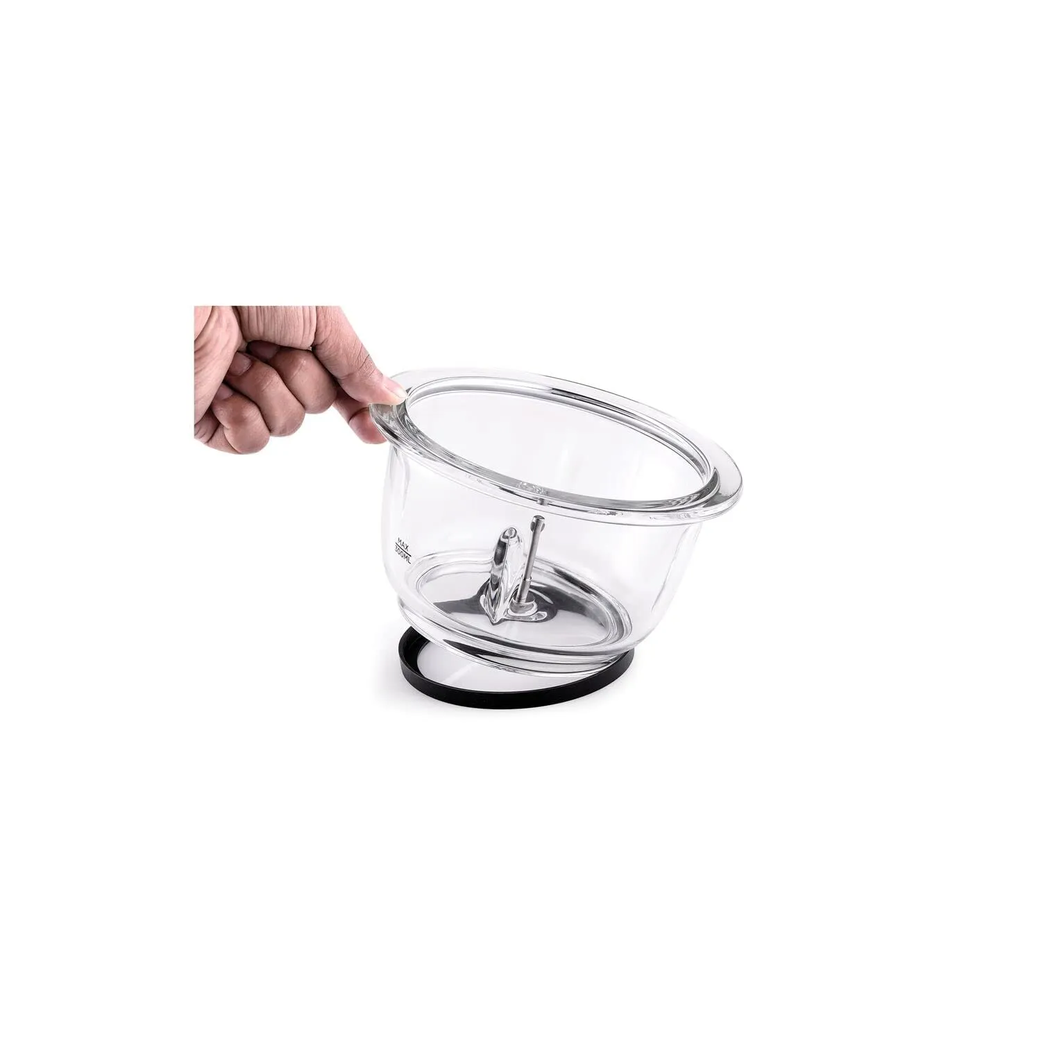 BLACK DECKER 400W 1.2L Vertical Glass Chopper/Mincer XXL Glass Bowl Capacity With Removable Four Blade System Helps, Chop/Crush Ice/Mince/Grind/Puree Variety Of Ingredients GC400-B5
