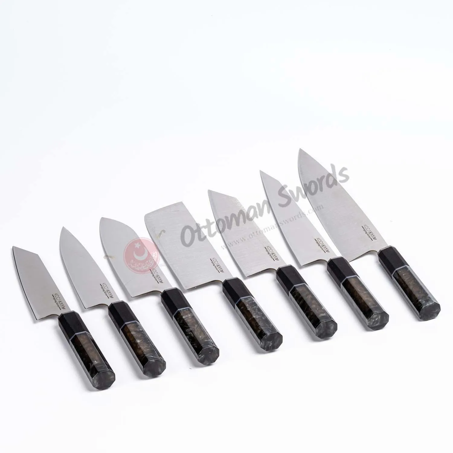 Chef's Knife Set Black