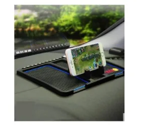 Color: Big blue - Car mobile phone bracket car anti-skid pad car