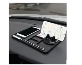 Color: Large Rotating Black Circle - Car mobile phone bracket car