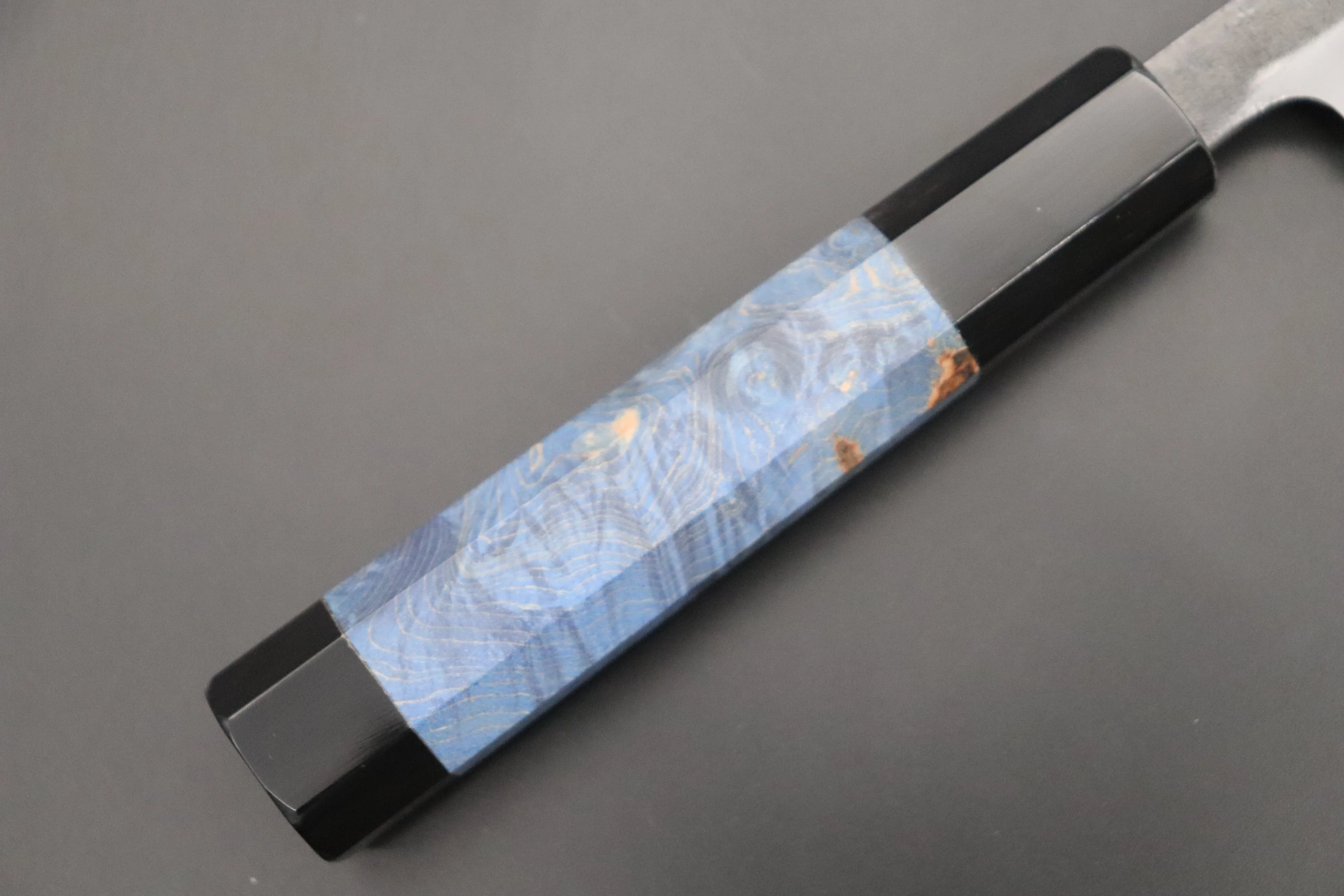 Custom Limited Edition, Hinoura White Steel No.1 Kurouchi Series HS1-1SP1 Wa Paring 80mm (3.1 Inch)