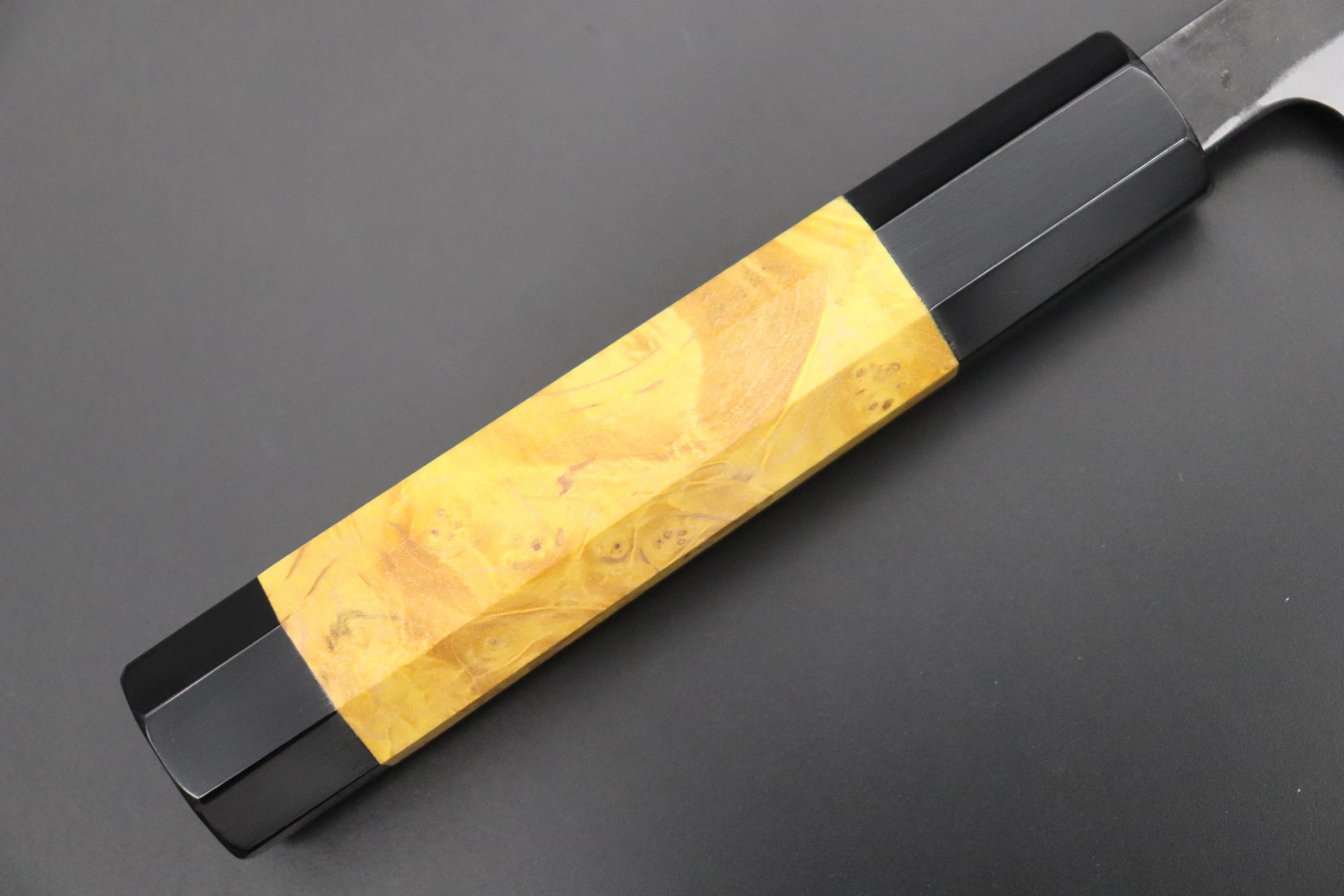 Custom Limited Edition, Hinoura White Steel No.1 Kurouchi Series HS1-1SP5 Wa Paring 80mm (3.1 Inch)