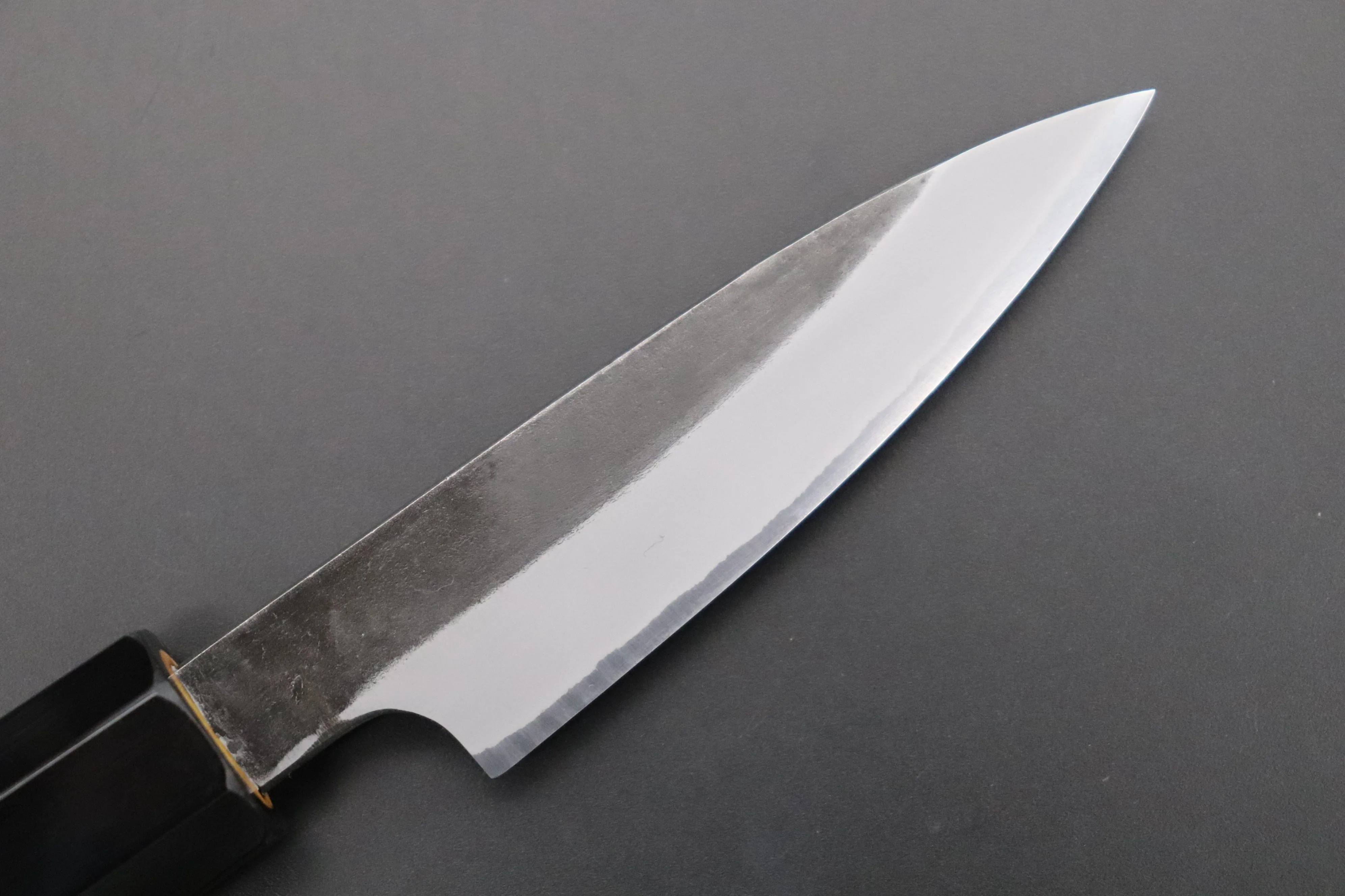 Custom Limited Edition, Hinoura White Steel No.1 Kurouchi Series HS1-1SP5 Wa Paring 80mm (3.1 Inch)