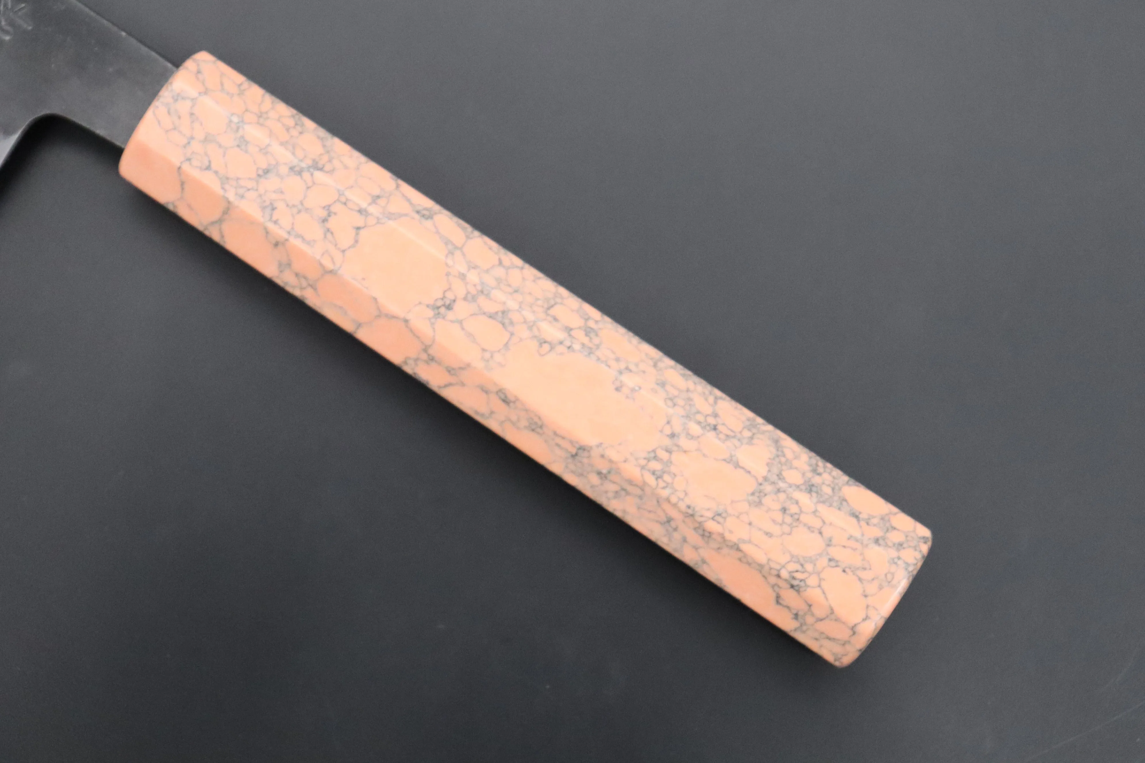 Custom Limited Edition, Hinoura White Steel No.1 Kurouchi Series HS1-4SP15 Wa Santoku 165mm (6.4 Inch)