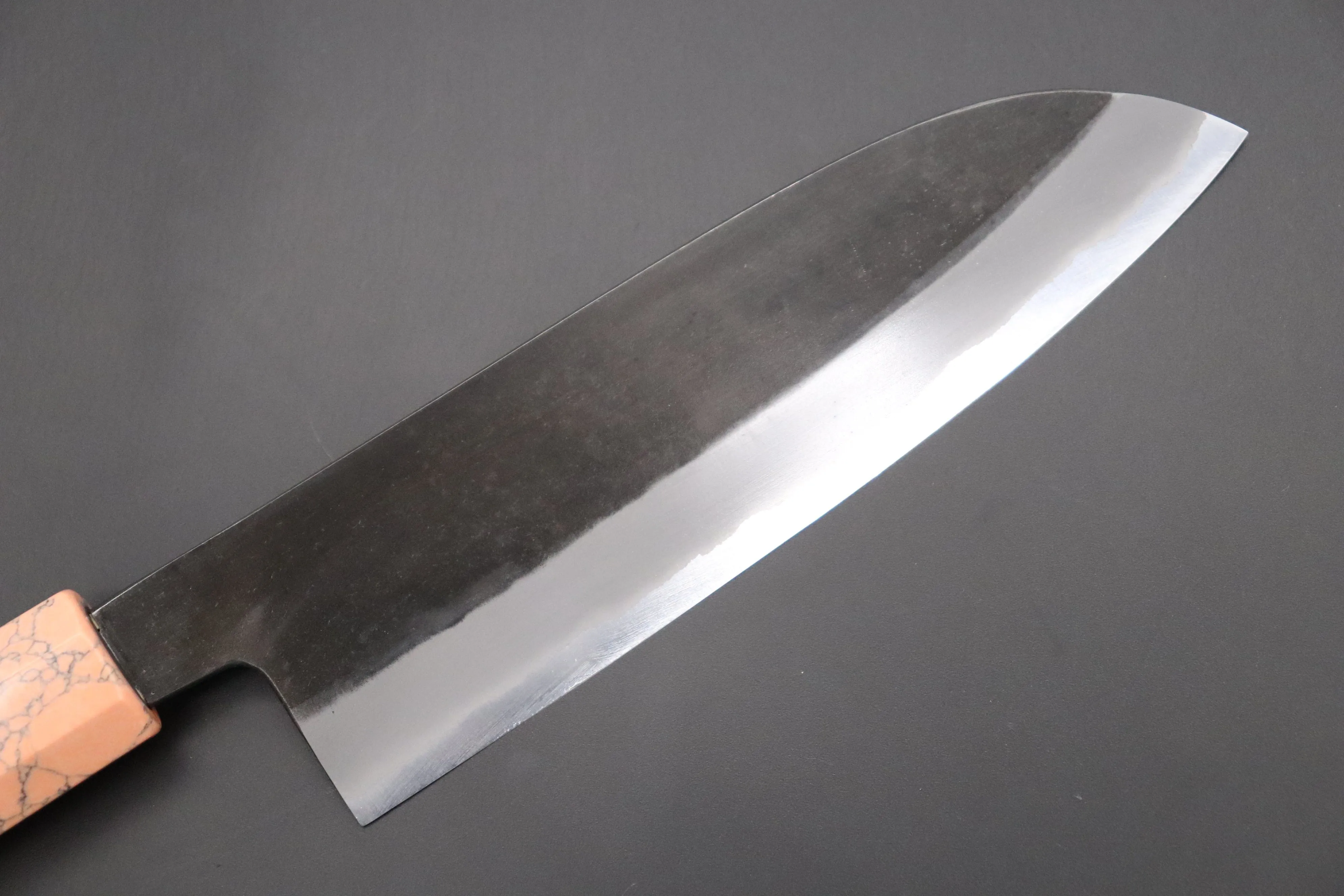 Custom Limited Edition, Hinoura White Steel No.1 Kurouchi Series HS1-4SP15 Wa Santoku 165mm (6.4 Inch)