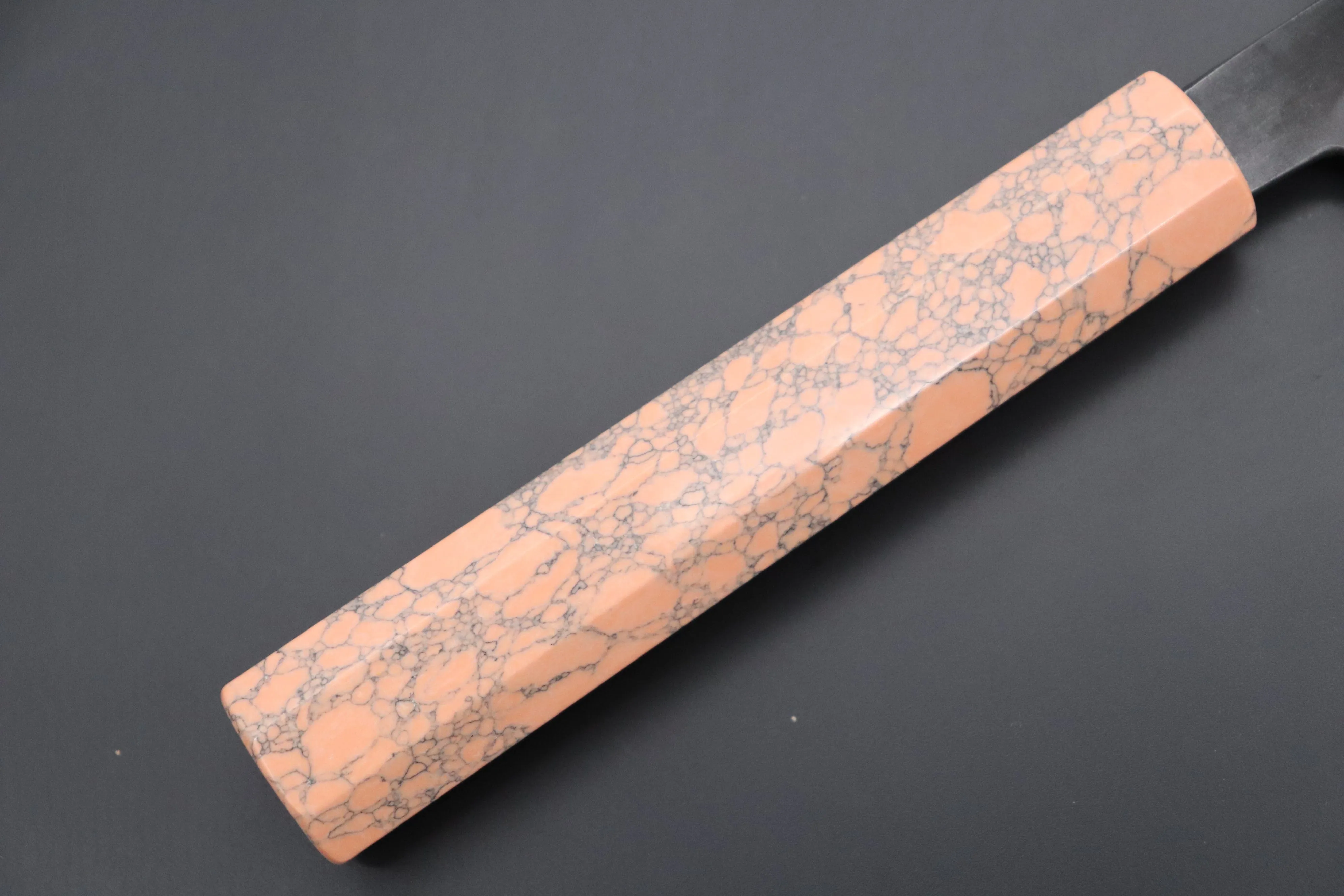 Custom Limited Edition, Hinoura White Steel No.1 Kurouchi Series HS1-4SP15 Wa Santoku 165mm (6.4 Inch)