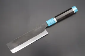 Custom Limited Edition, Hinoura White Steel No.1 Kurouchi Series HS1-5SP1 Nakiri 165mm (6.4 Inch)