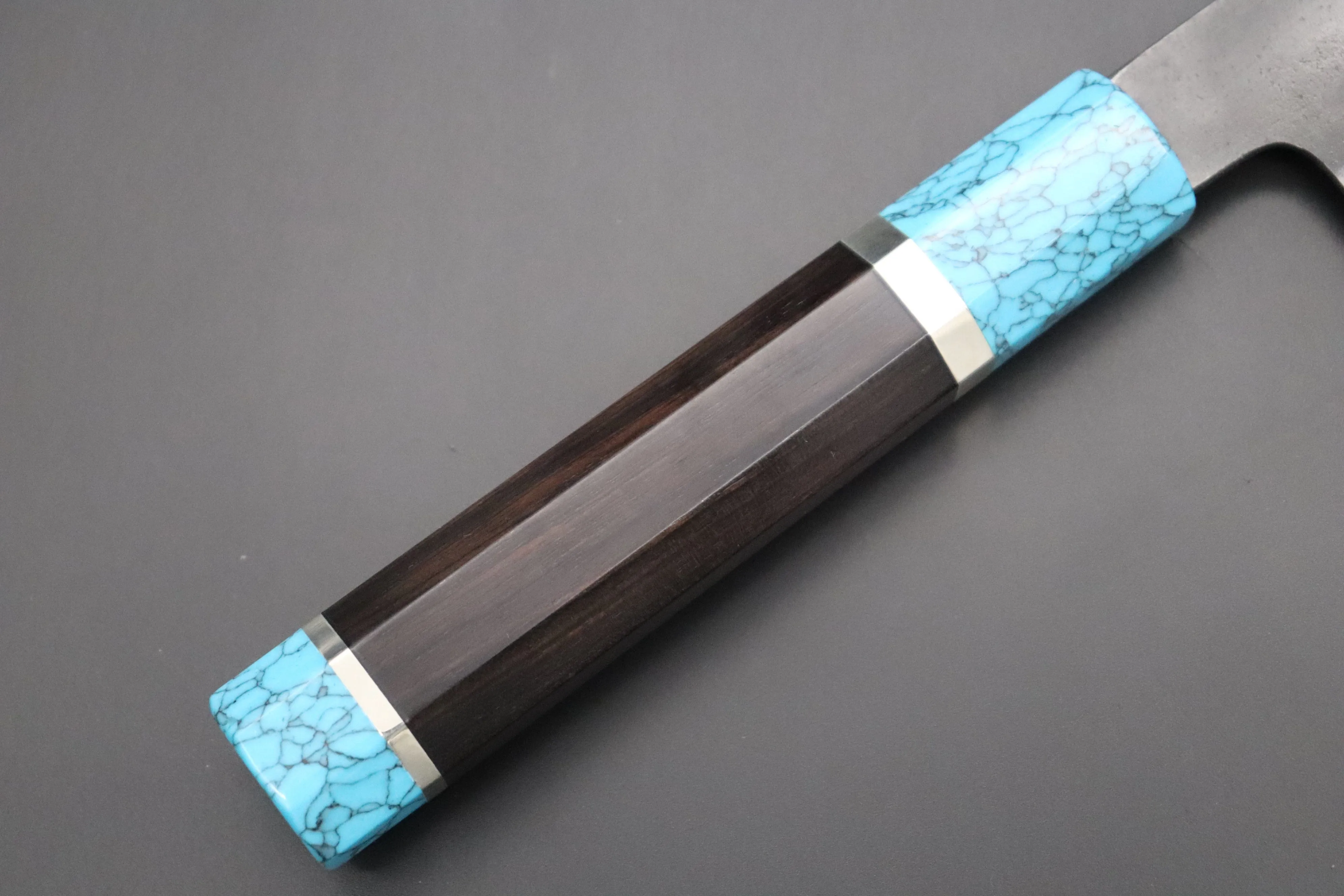 Custom Limited Edition, Hinoura White Steel No.1 Kurouchi Series HS1-5SP1 Nakiri 165mm (6.4 Inch)