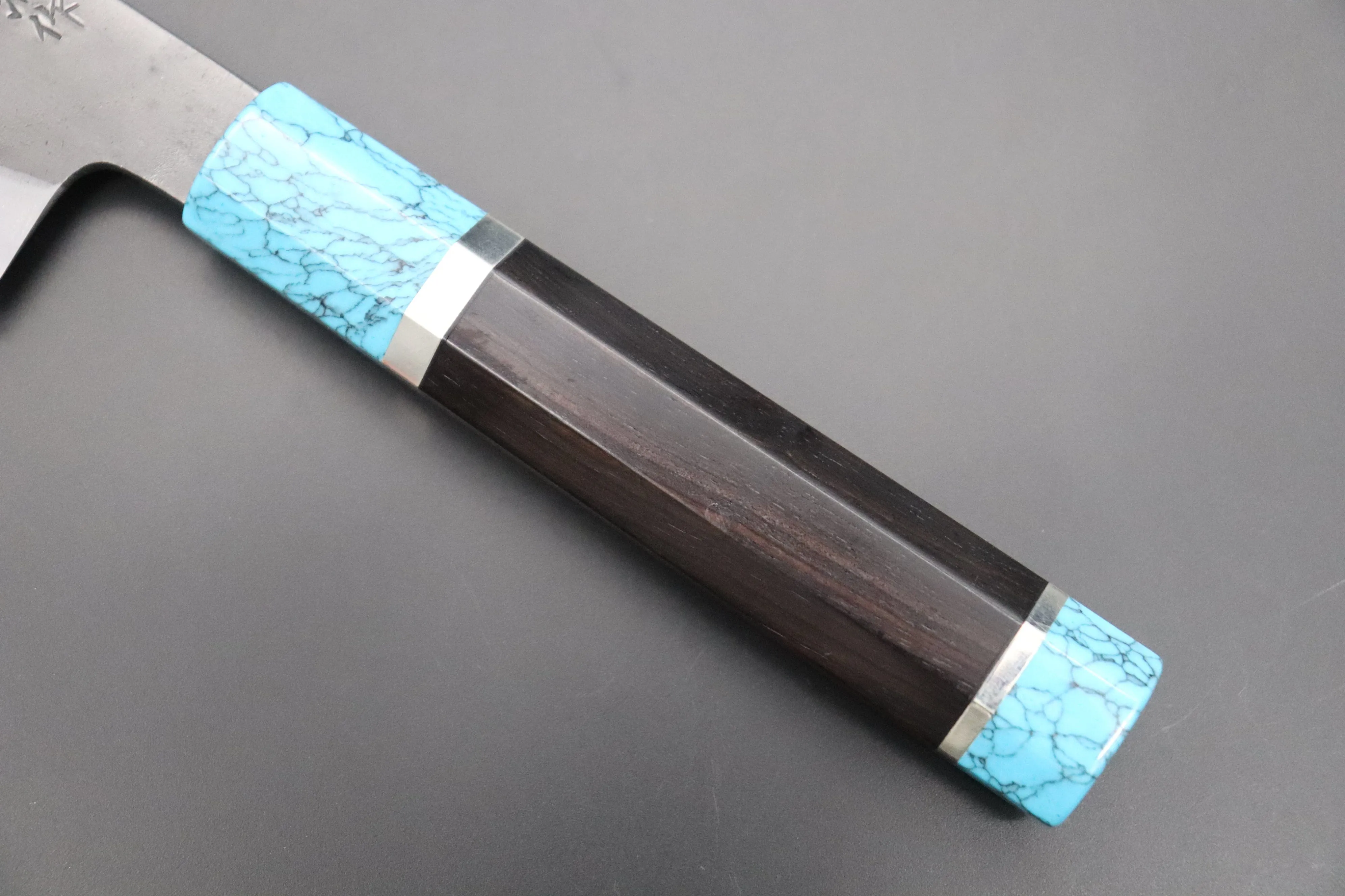 Custom Limited Edition, Hinoura White Steel No.1 Kurouchi Series HS1-5SP1 Nakiri 165mm (6.4 Inch)