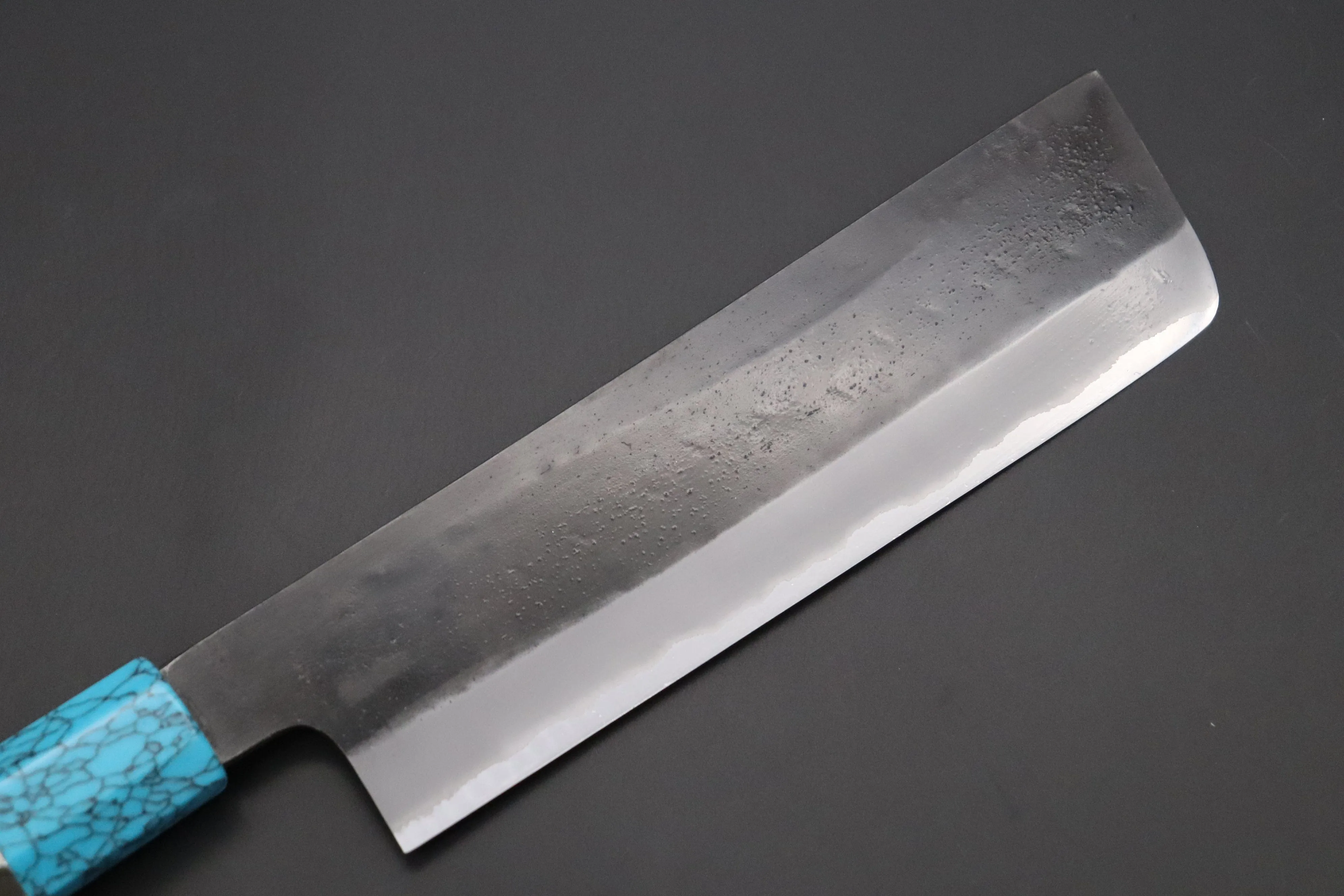 Custom Limited Edition, Hinoura White Steel No.1 Kurouchi Series HS1-5SP1 Nakiri 165mm (6.4 Inch)