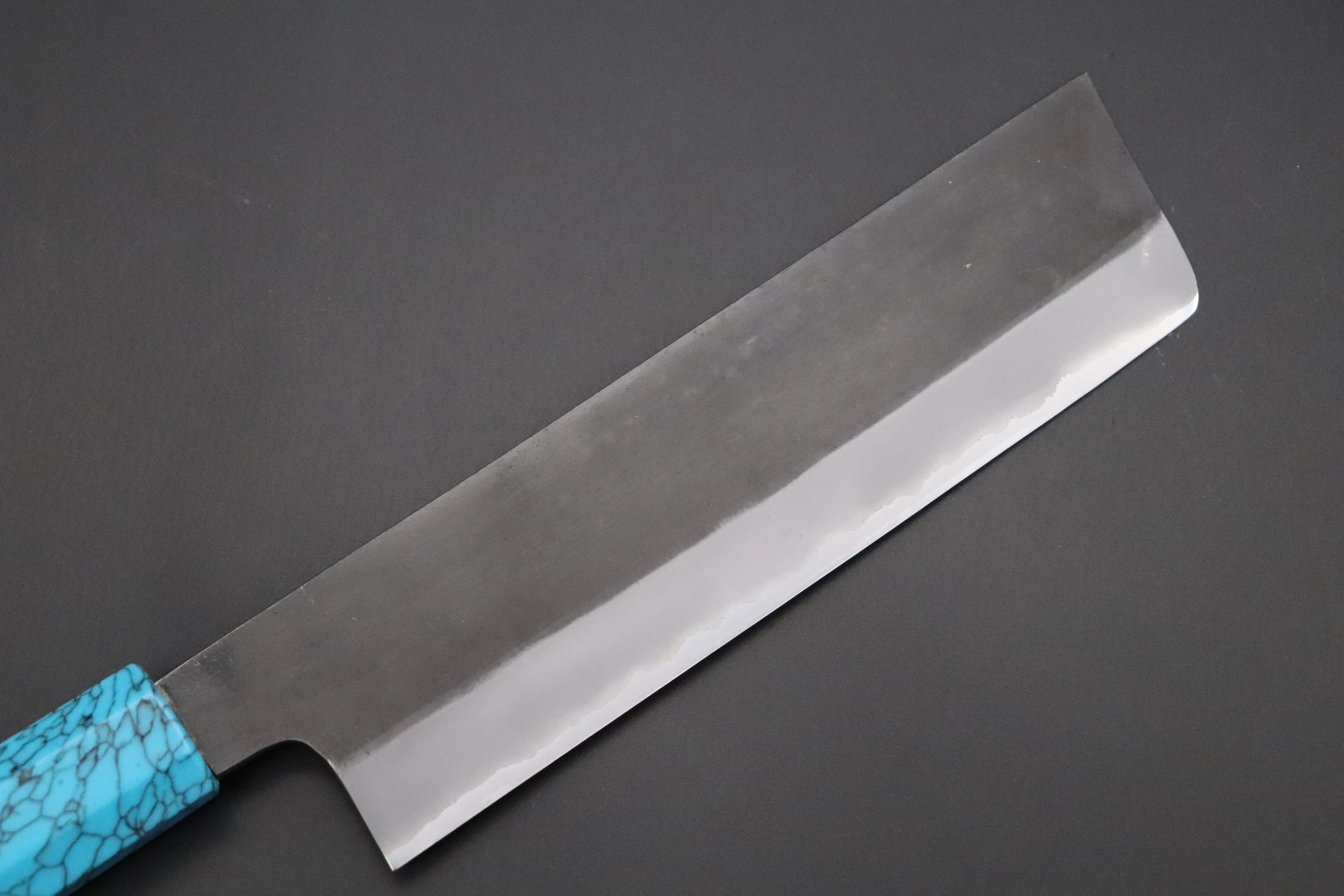 Custom Limited Edition, Hinoura White Steel No.1 Kurouchi Series HS1-5SP10 Nakiri 165mm (6.4 Inch)