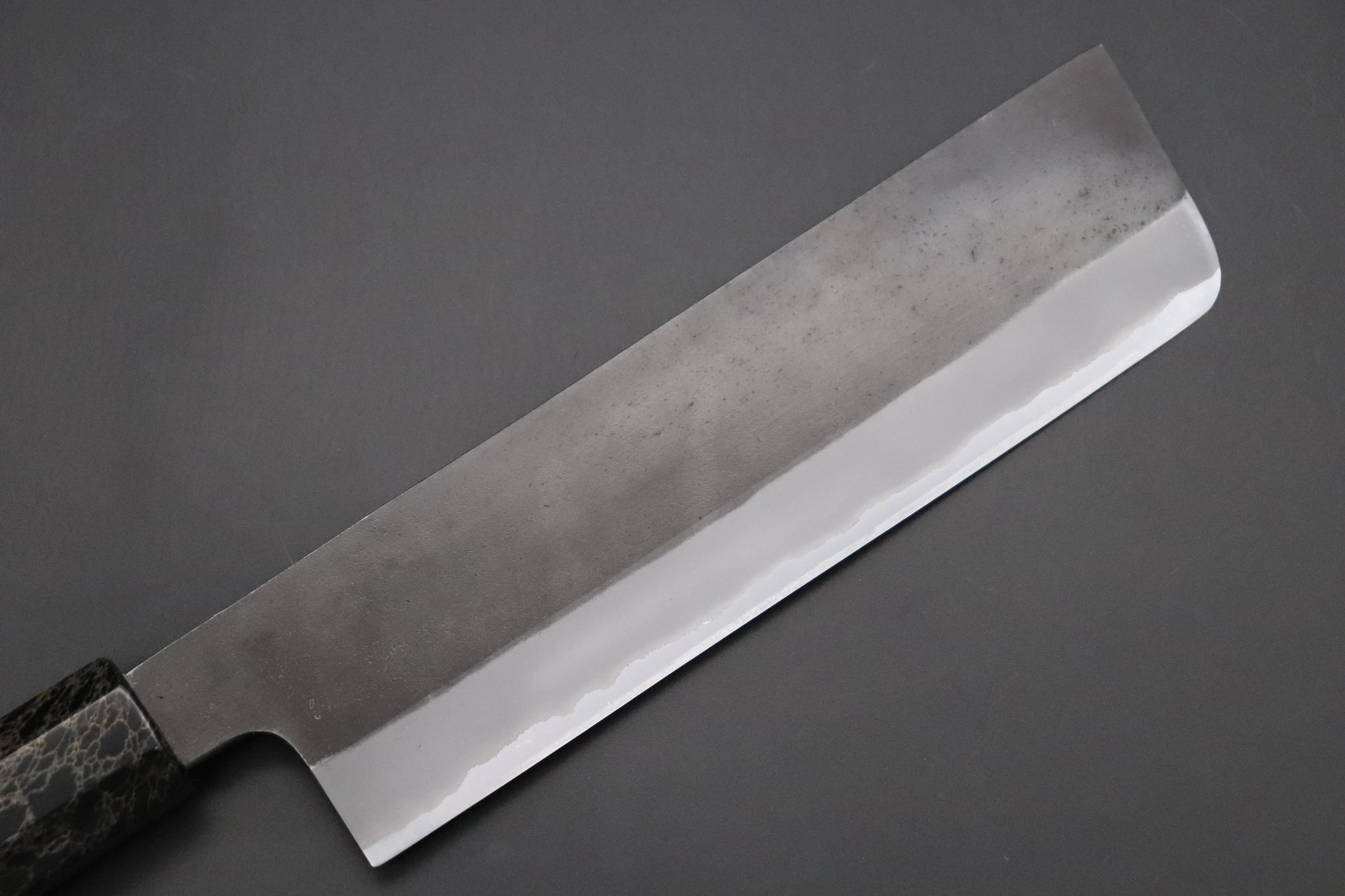 Custom Limited Edition, Hinoura White Steel No.1 Kurouchi Series HS1-5SP11 Nakiri 165mm (6.4 Inch)