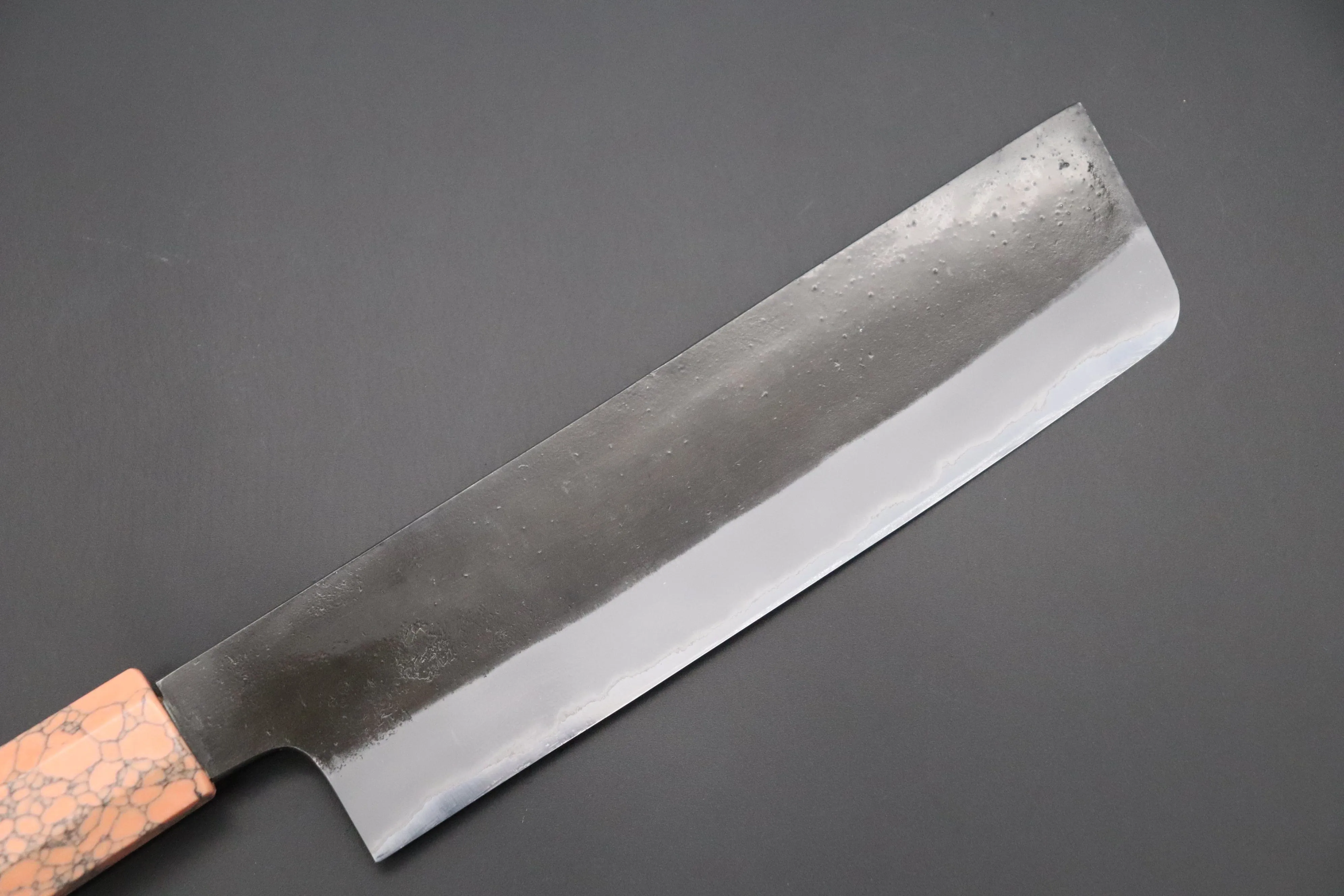 Custom Limited Edition, Hinoura White Steel No.1 Kurouchi Series HS1-5SP12 Nakiri 165mm (6.4 Inch)