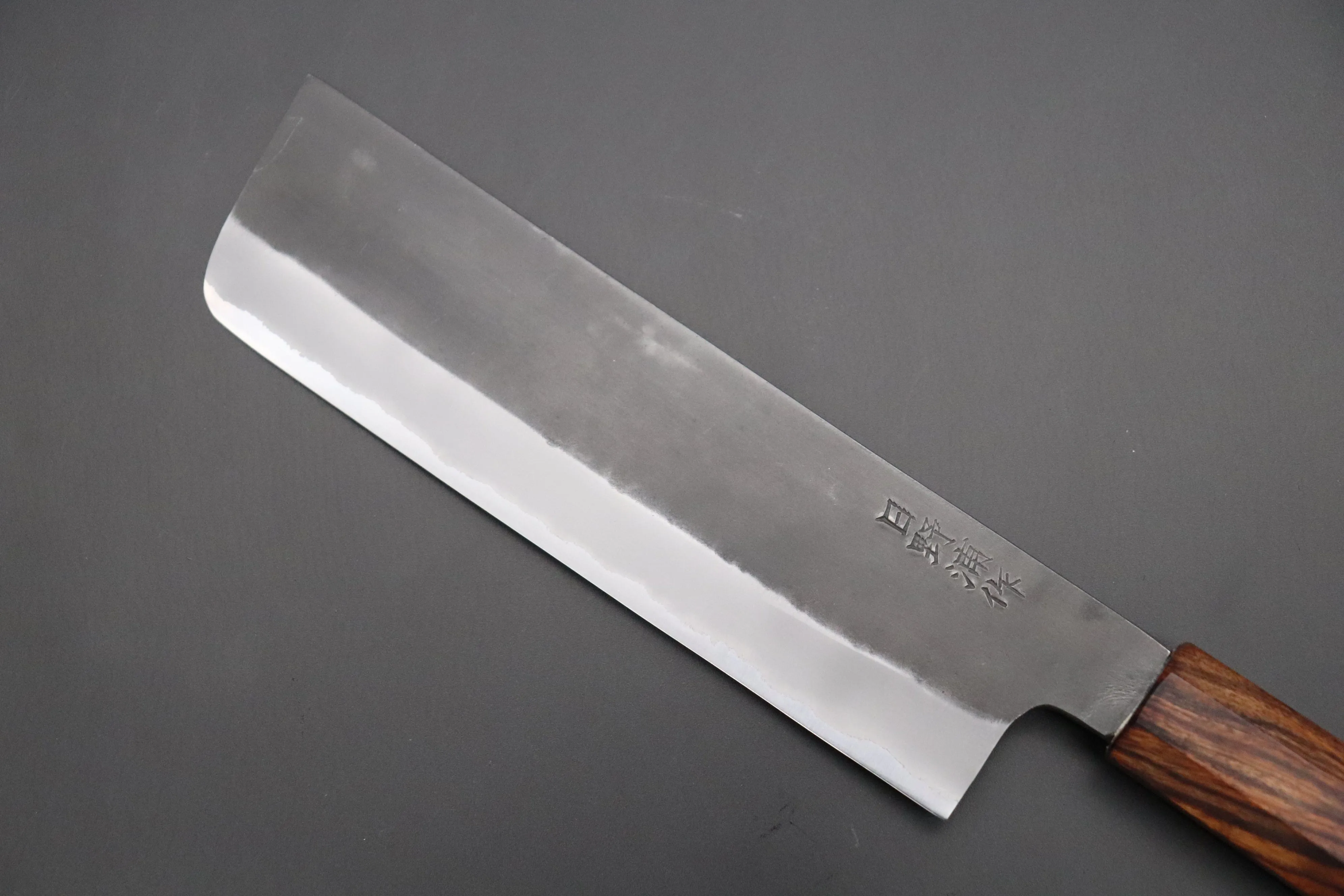 Custom Limited Edition, Hinoura White Steel No.1 Kurouchi Series HS1-5SP14 Nakiri 165mm (6.4 Inch)