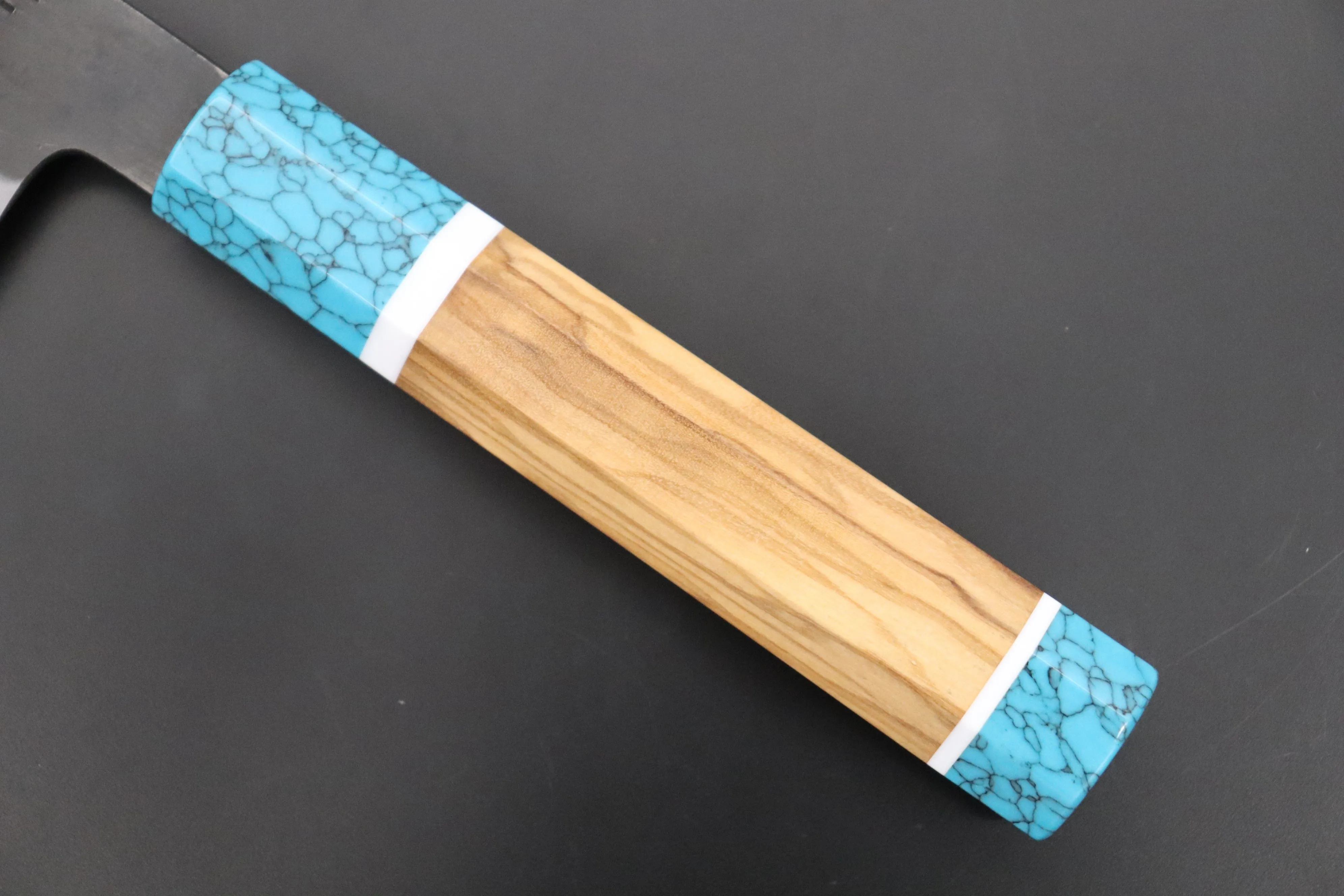 Custom Limited Edition, Hinoura White Steel No.1 Kurouchi Series HS1-5SP15 Nakiri 165mm (6.4 Inch)