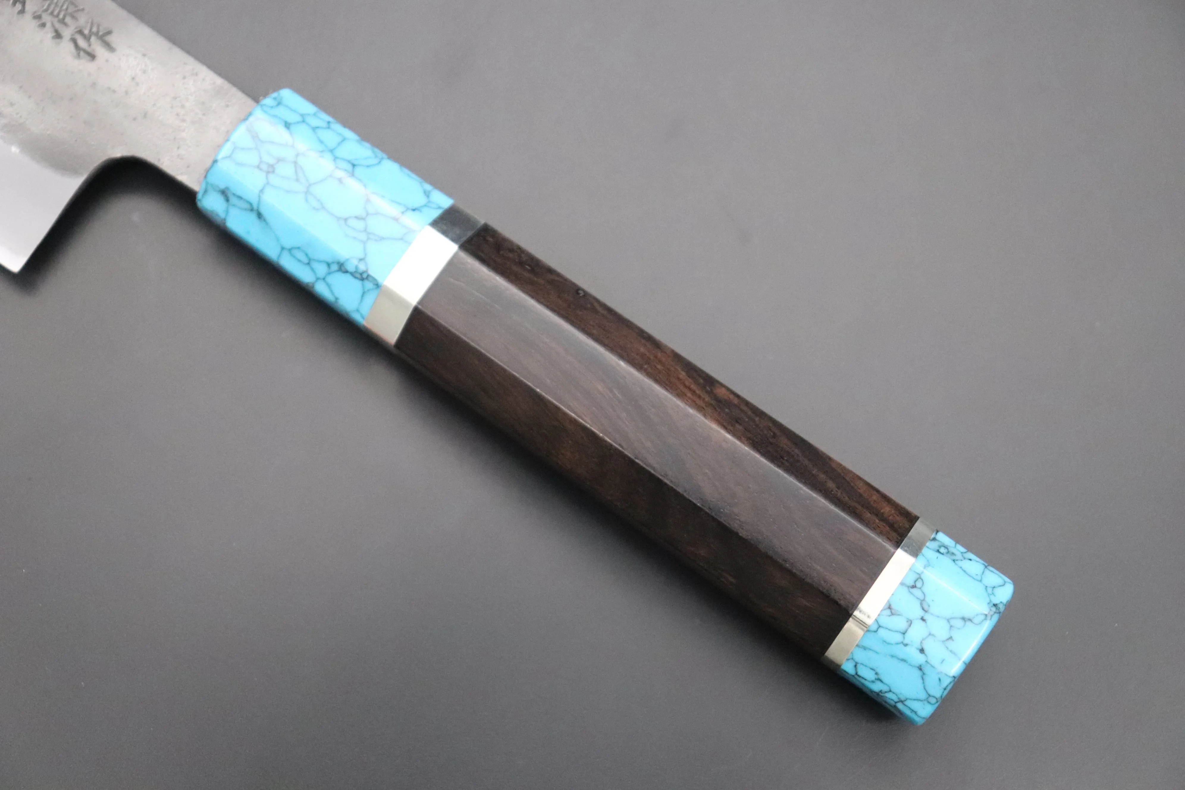Custom Limited Edition, Hinoura White Steel No.1 Kurouchi Series HS1-5SP2 Nakiri 165mm (6.4 Inch)