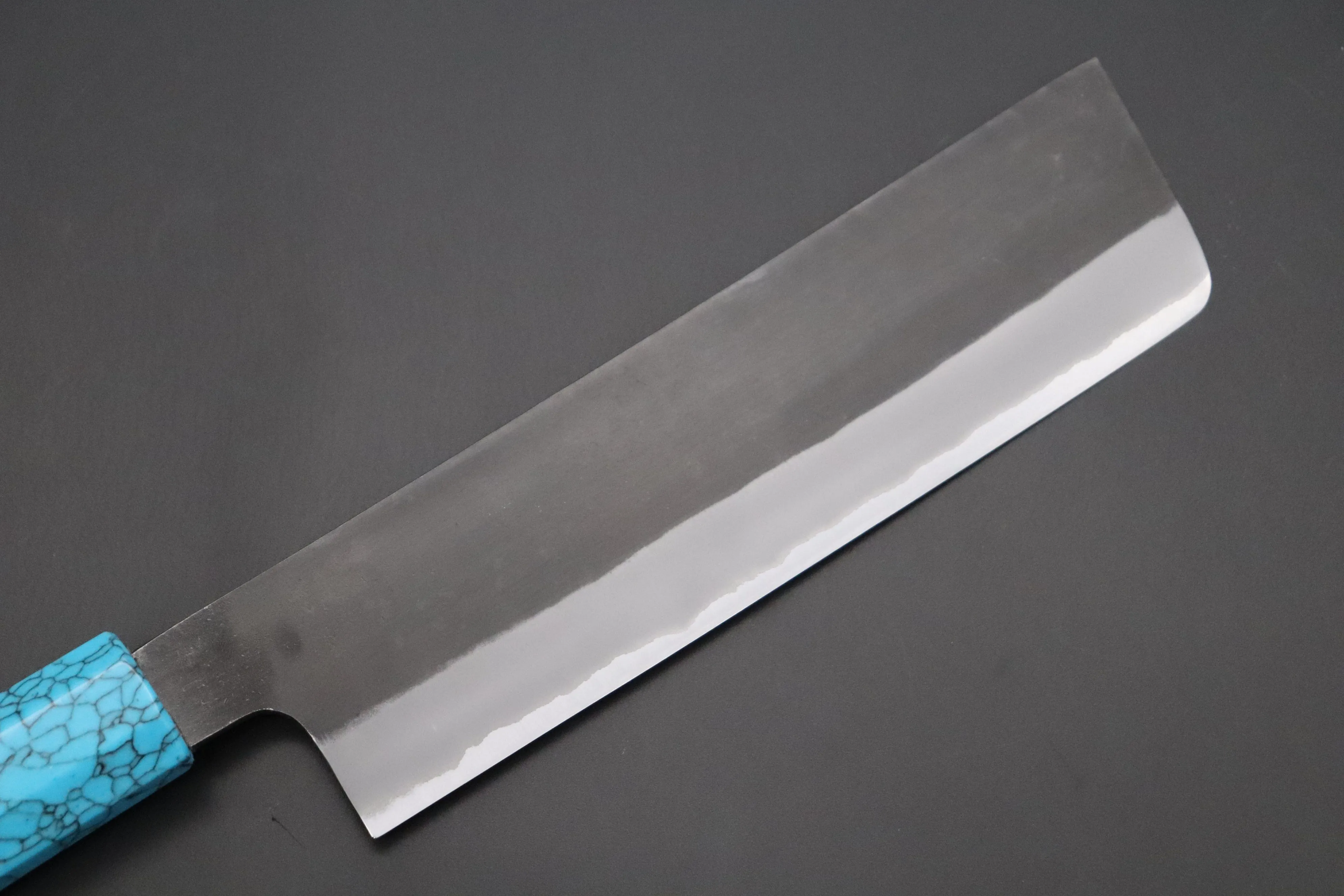 Custom Limited Edition, Hinoura White Steel No.1 Kurouchi Series HS1-5SP2 Nakiri 165mm (6.4 Inch)