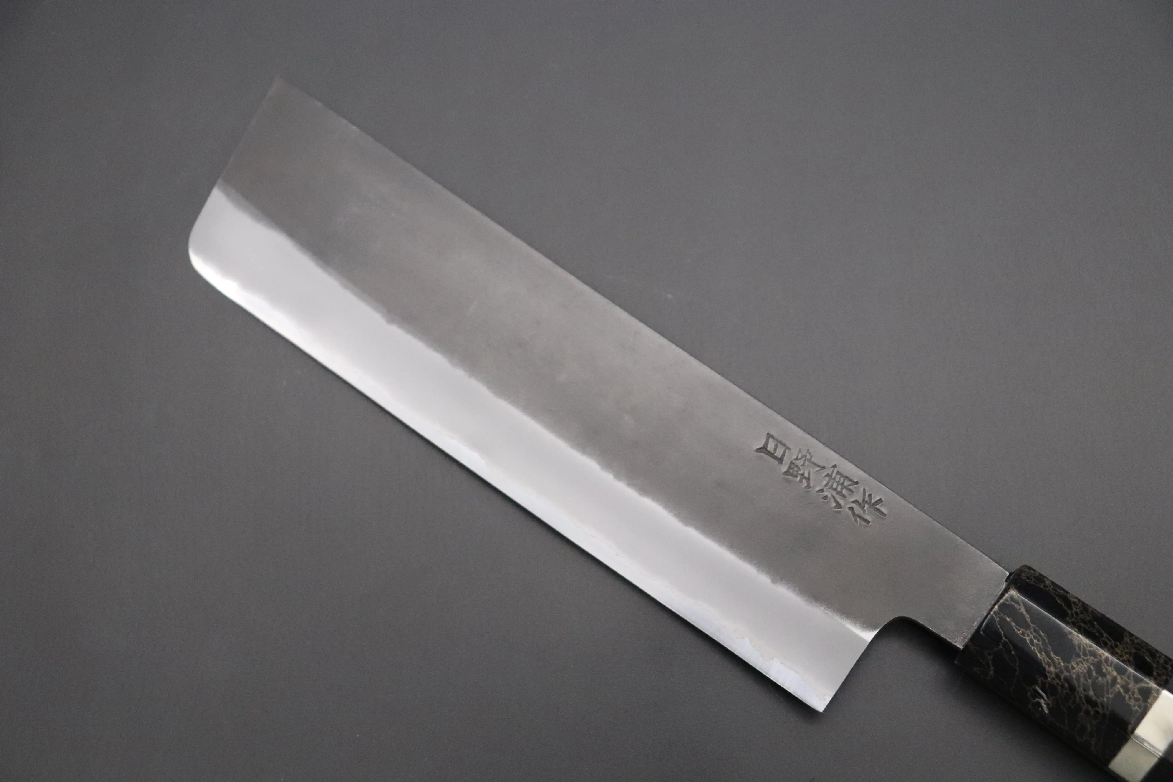 Custom Limited Edition, Hinoura White Steel No.1 Kurouchi Series HS1-5SP4 Nakiri 165mm (6.4 Inch)