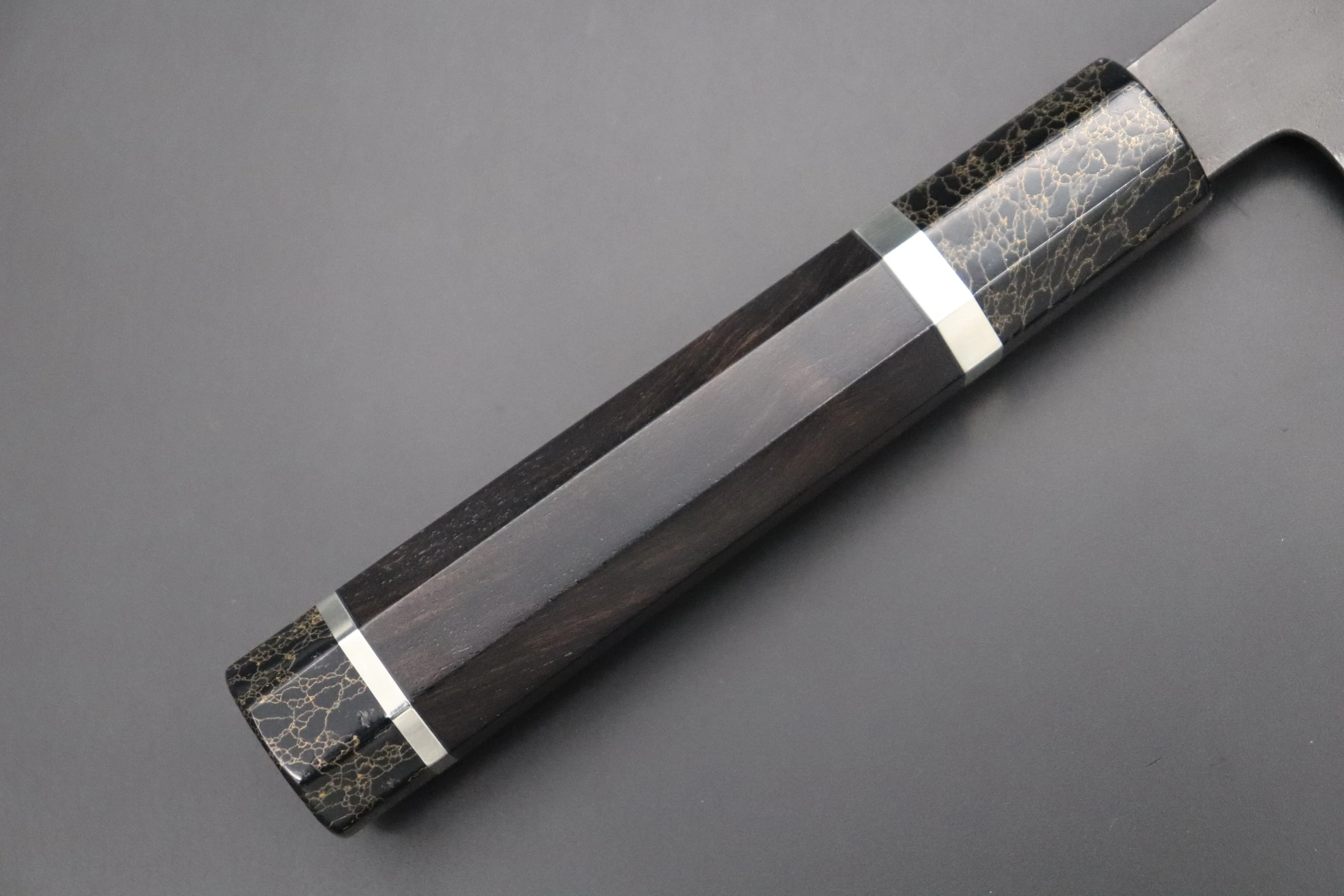Custom Limited Edition, Hinoura White Steel No.1 Kurouchi Series HS1-5SP4 Nakiri 165mm (6.4 Inch)