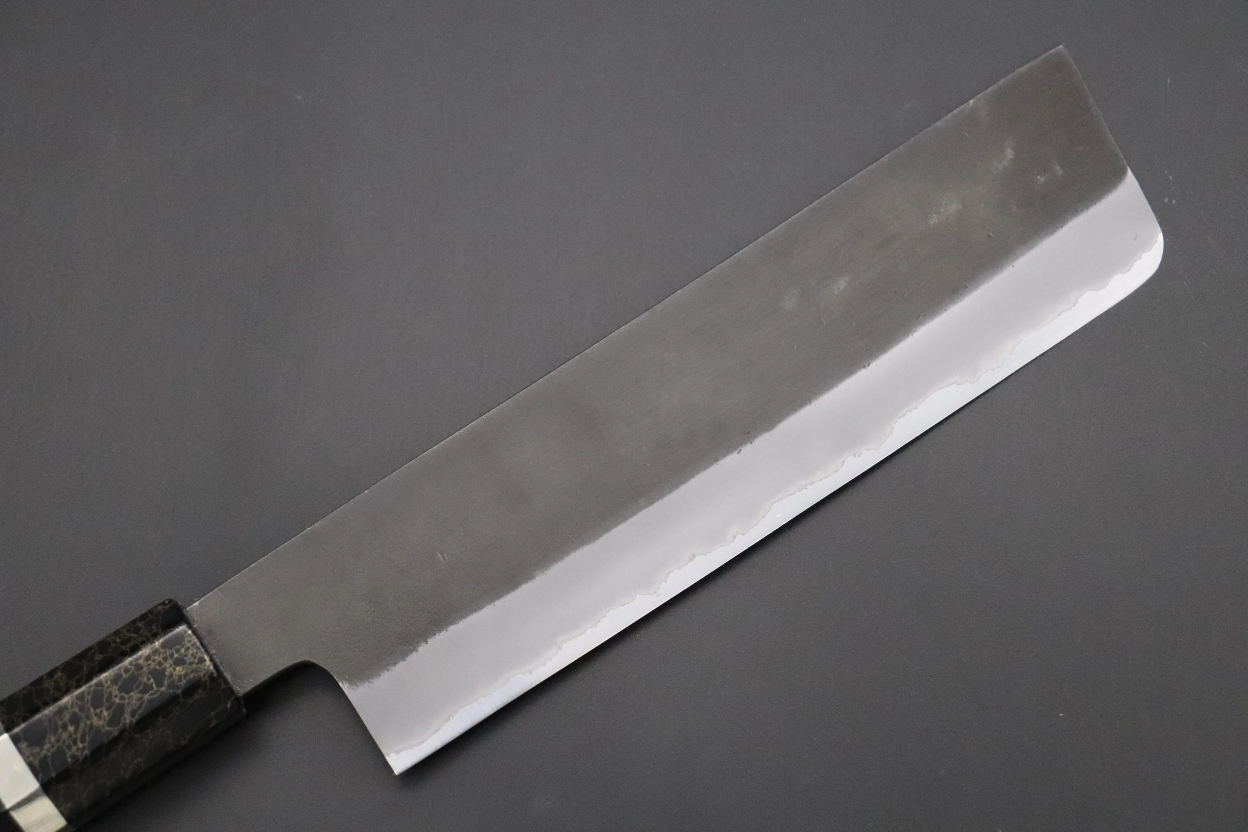 Custom Limited Edition, Hinoura White Steel No.1 Kurouchi Series HS1-5SP4 Nakiri 165mm (6.4 Inch)