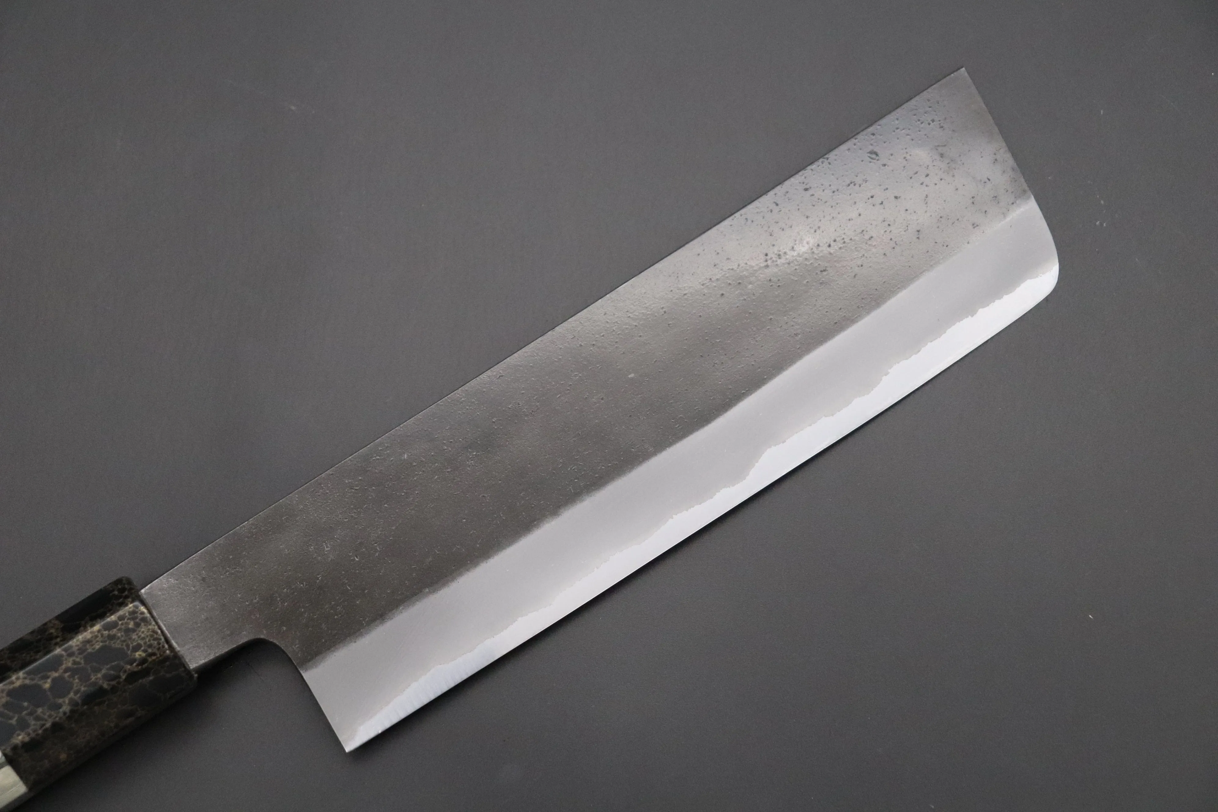 Custom Limited Edition, Hinoura White Steel No.1 Kurouchi Series HS1-5SP8 Nakiri 165mm (6.4 Inch)