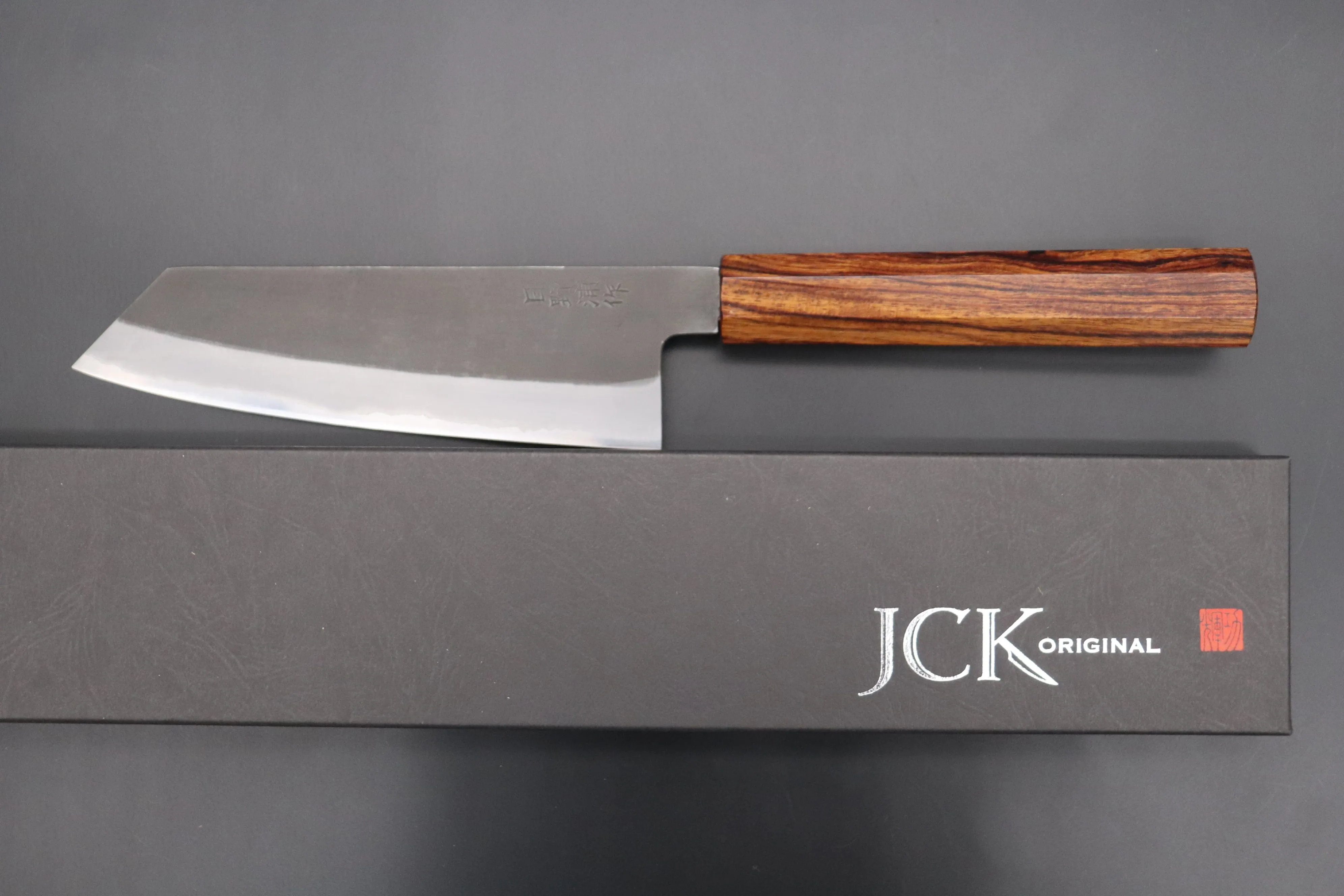 Custom Limited Edition, Hinoura White Steel No.1 Kurouchi Series HS1-8SP15 Bunka 165mm (6.4 Inch)