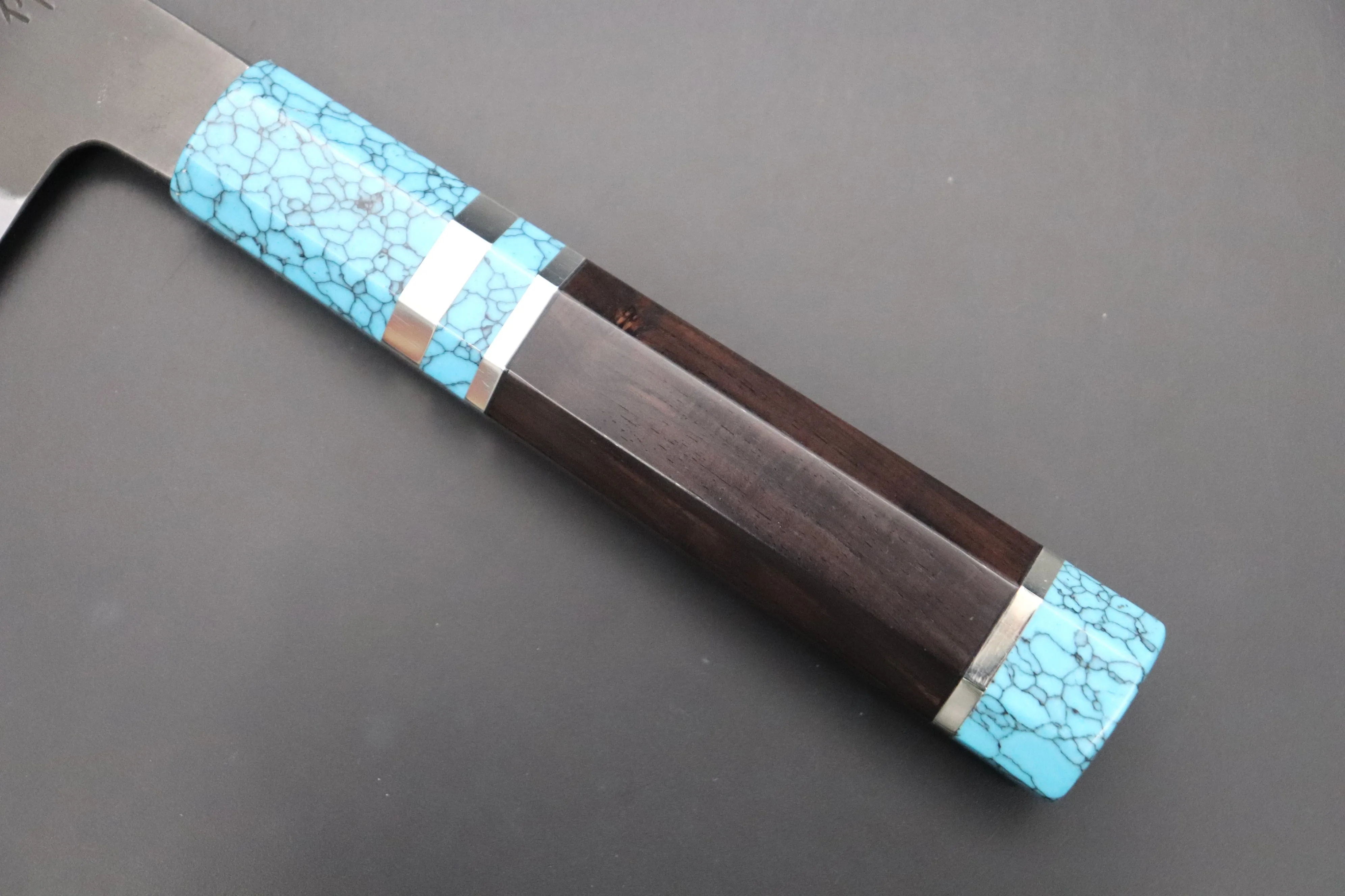Custom Limited Edition, Hinoura White Steel No.1 Kurouchi Series HS1-8SP17 Bunka 165mm (6.4 Inch)