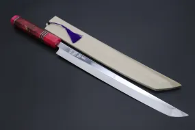 Custom Limited Edition, Sukenari Honyaki XEOS Series HX-1 Sakimaru Takohiki 300mm (11.8 Inch, Single Bevel Edge)