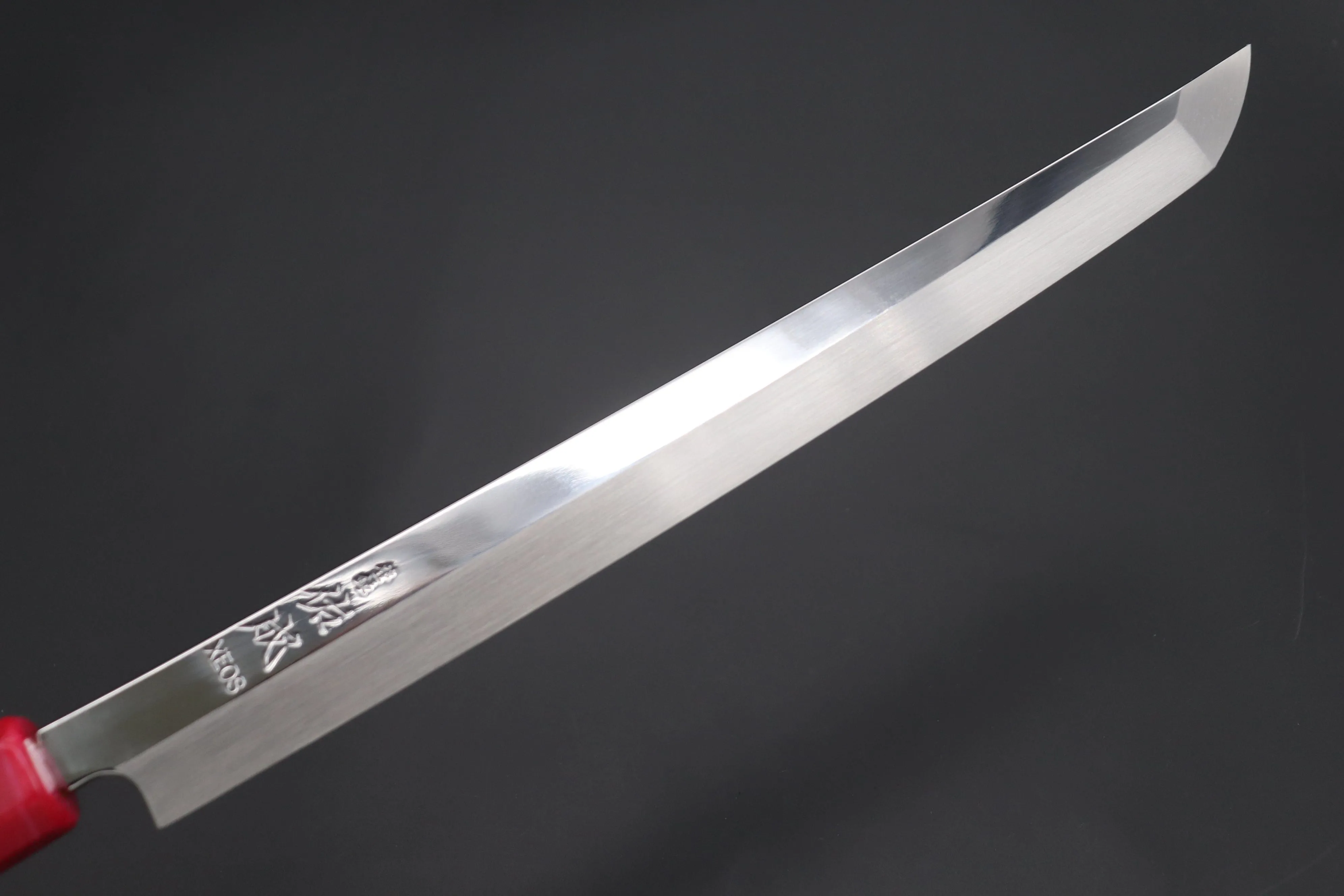 Custom Limited Edition, Sukenari Honyaki XEOS Series HX-1 Sakimaru Takohiki 300mm (11.8 Inch, Single Bevel Edge)