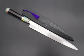 Custom Limited Edition, Sukenari Special Steel Series SG-II Hon Kasumi Yanagiba 270mm (10.6 inch, Single Bevel Edge, SCL-444)