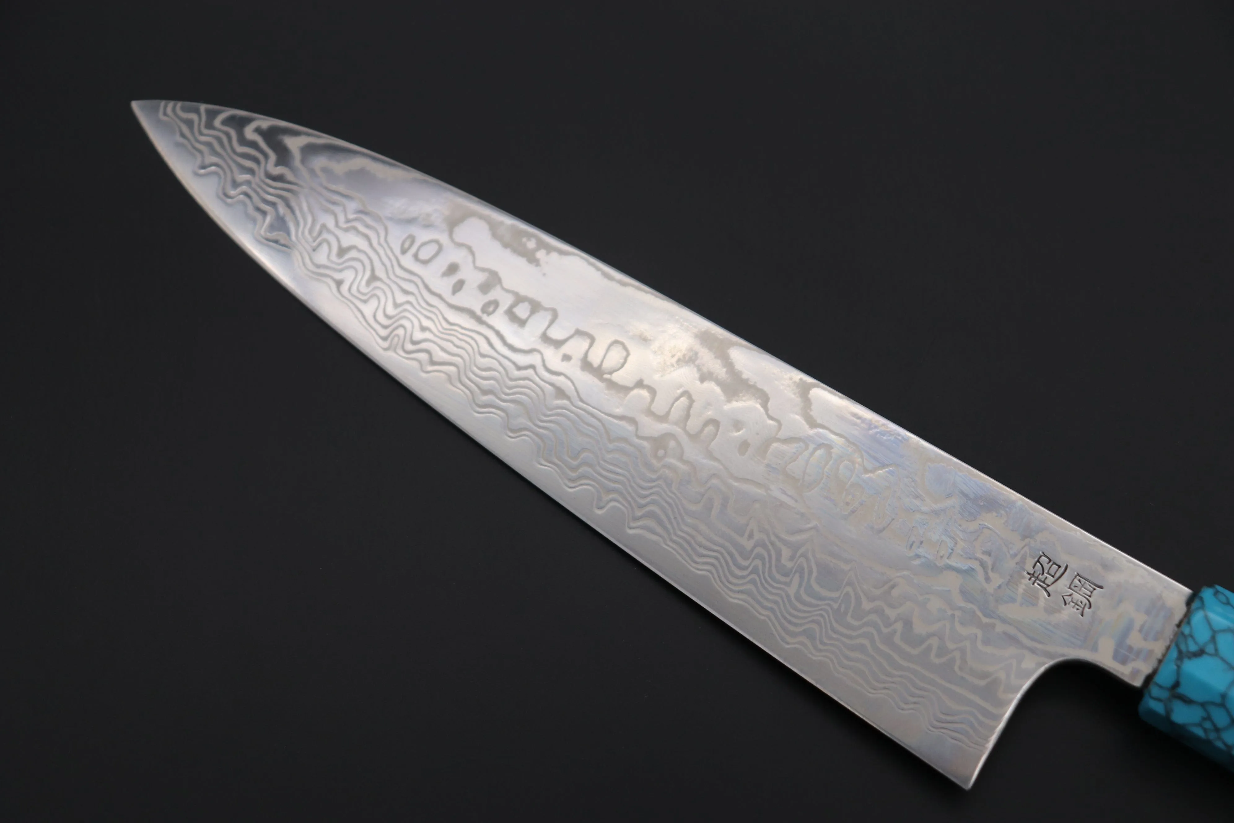 Custom Limited Edition, Sukenari ZDP-189 Nickel Damascus Wa Gyuto 210mm (8.2 inch, SCL-351)
