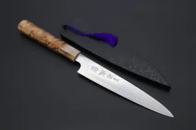 Custom Limited Edition, Sukenari ZDP-189 Nickel Damascus Wa Petty 165mm (6.4 inch, SCL-448)