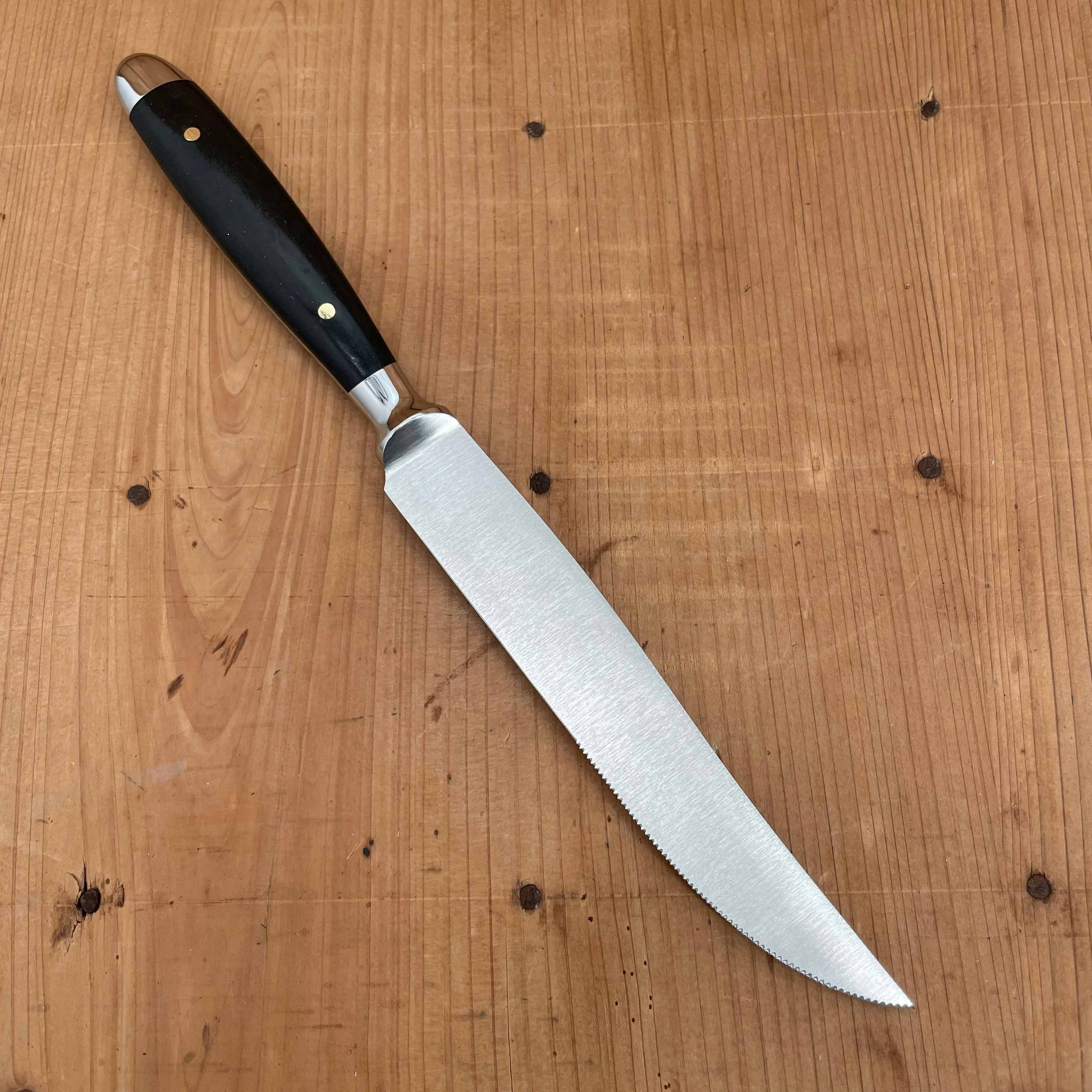 Eichenlaub Forged Tableware Steak Knife Set Stainless Paper Stone Polished Handles - 6 Pieces