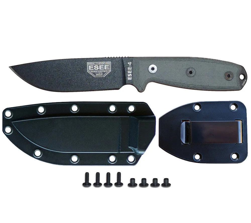 ESEE Knives Model 4 Plain Edge Knife