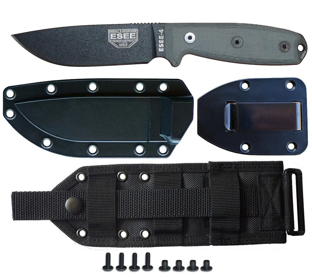 ESEE Knives Model 4 Plain Edge Knife