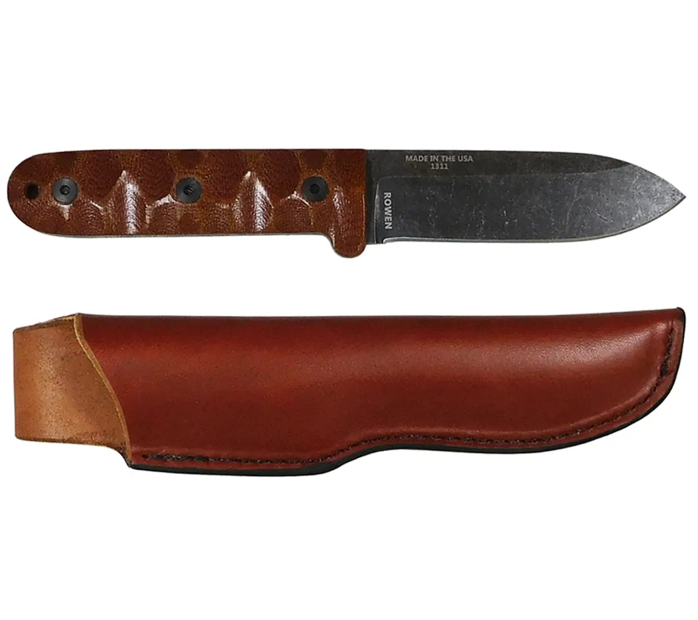 ESEE Knives PR-4 Knife with Leather Sheath