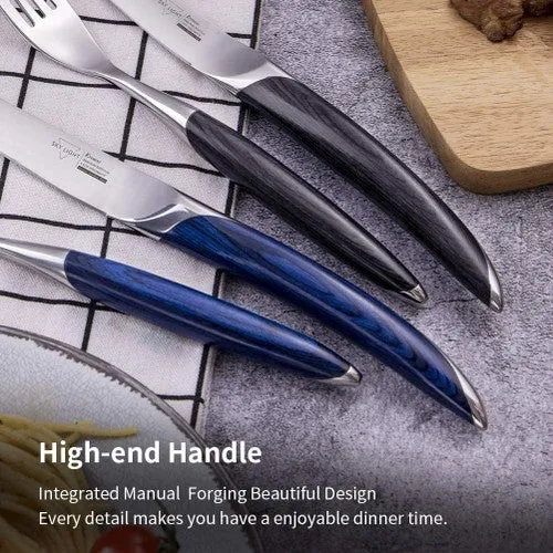 Flatware set, 4 Pieces Steak Knives & Forks