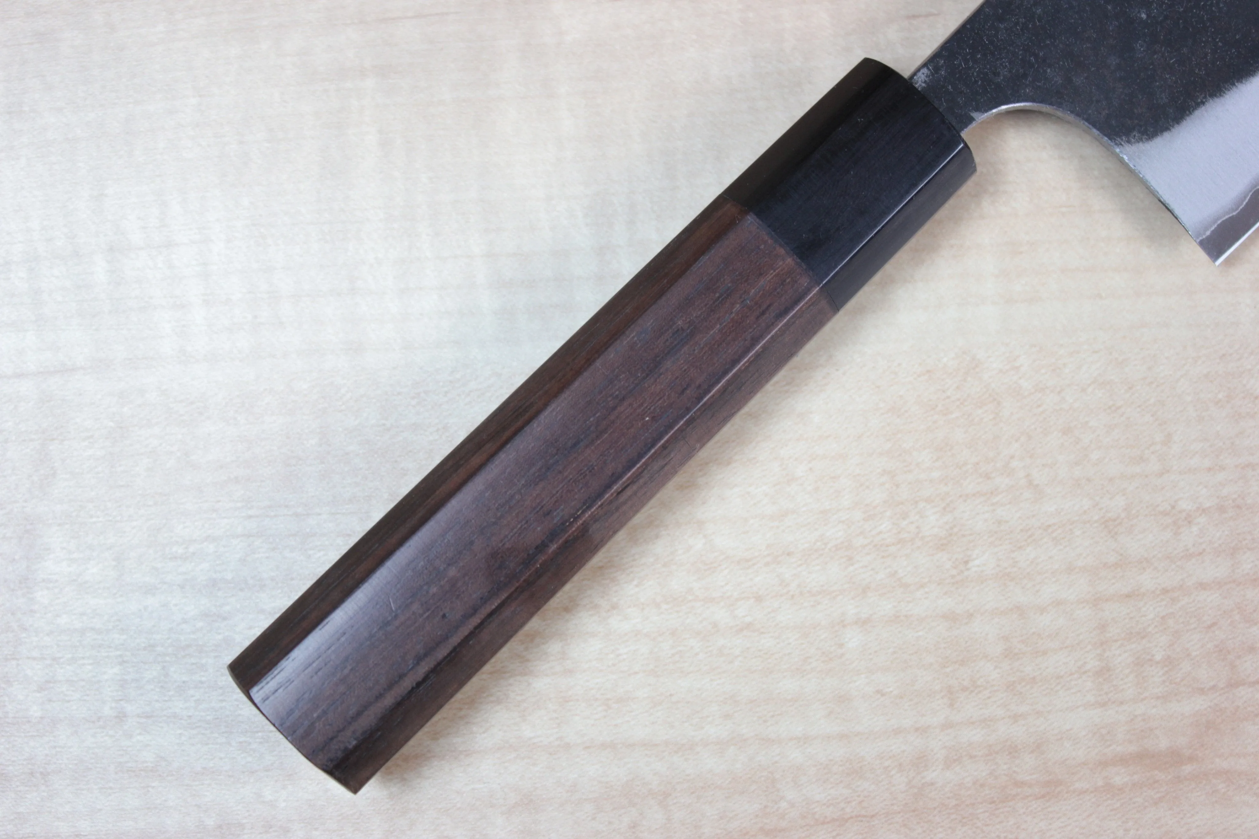 Fu-Rin-Ka-Zan Aogami Super Kurouchi Series FAB-5 Nakiri 160mm (6.2 inch, Octagon Shaped Red-Sandal Wood Handle)