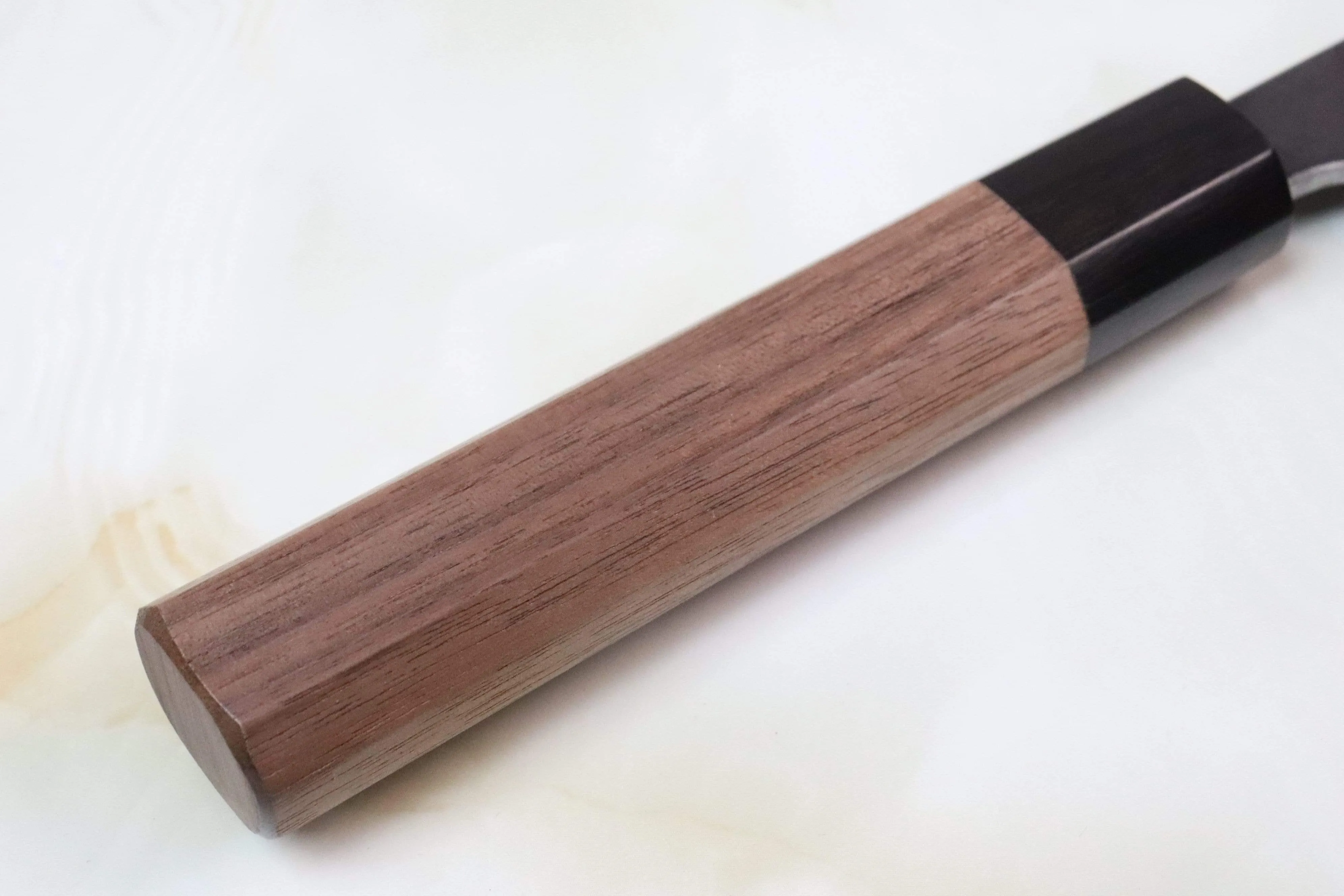 Fu-Rin-Ka-Zan Aogami Super Kurouchi Series FAB-5W Nakiri 160mm (6.2 inch, Octagon Shaped Walnut Wood Handle)