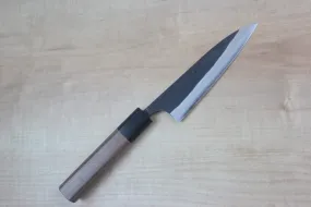 Fu-Rin-Ka-Zan Aogami Super Kurouchi Series Wa Petty (120mm and 150mm, 2 sizes, Octagon Shaped Walnut-Wood Handle)