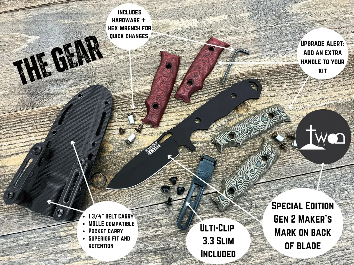 GEN 2 Nomad | Hunting, Camp and Outdoors Knife | CPM-3V Steel | Arizona Copper