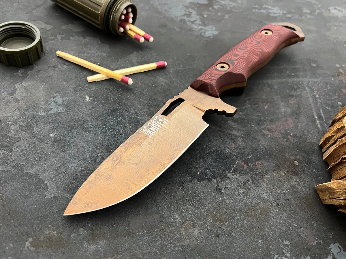 GEN 2 Nomad | Hunting, Camp and Outdoors Knife | CPM-MagnaCut Steel | Arizona Copper Finish