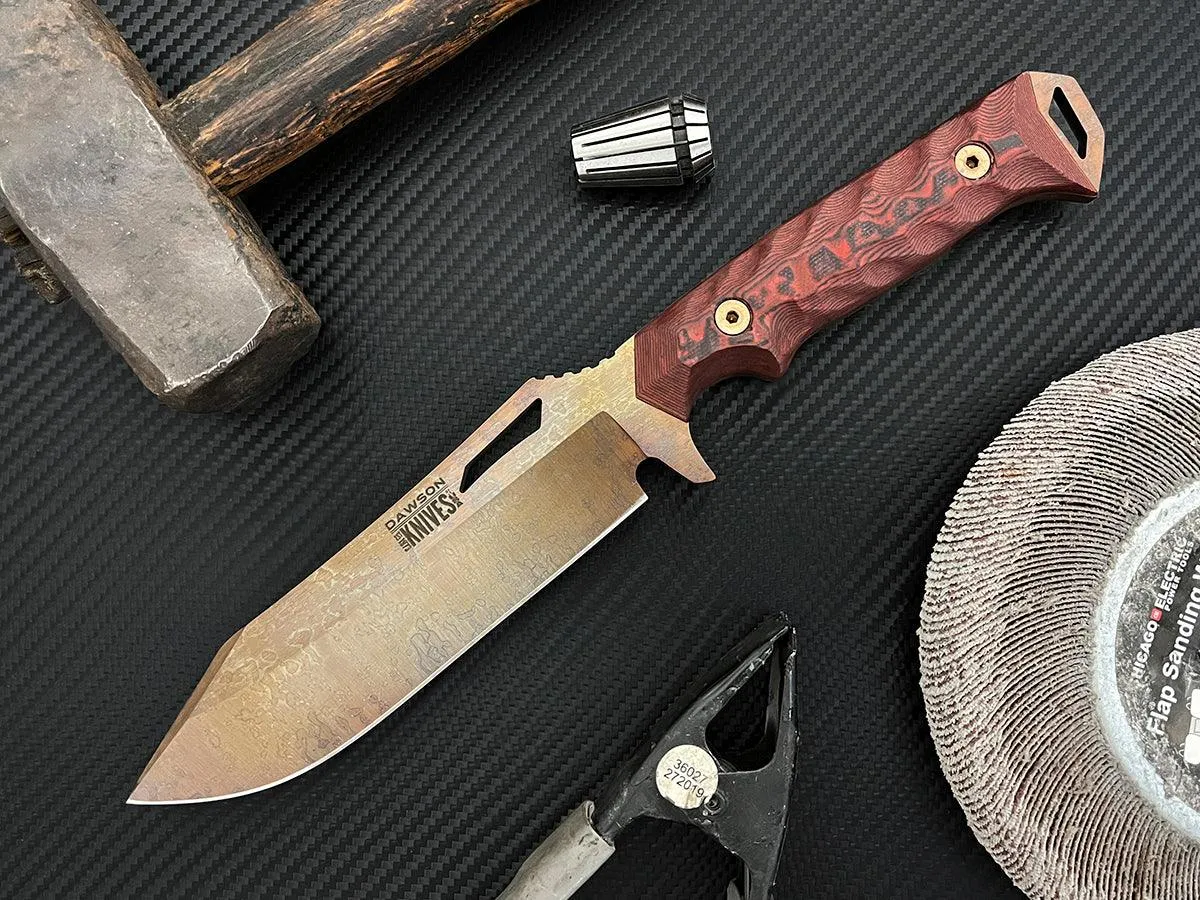 GEN 2 Shepherd XL | Survival, Camp and Backpacking Knife | CPM-MagnaCut Steel | Arizona Copper Finish