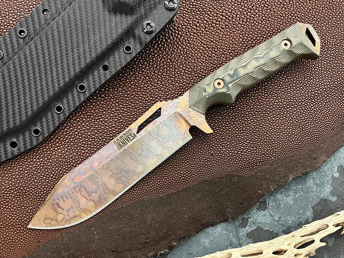 GEN 2 Shepherd XL | Survival, Camp and Backpacking Knife | CPM-MagnaCut Steel | Arizona Copper Finish