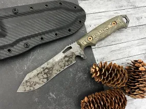 GEN 2 Wilderness | Hunting, Camp and Outdoors Knife | CPM-MagnaCut Steel | NEW Monsoon Finish