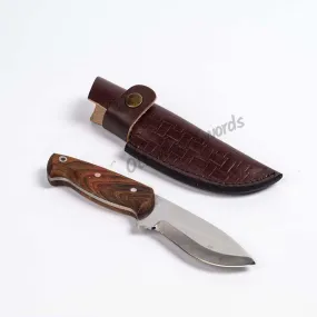 Handcrafted Camping Knife 7.8" Wood Handle