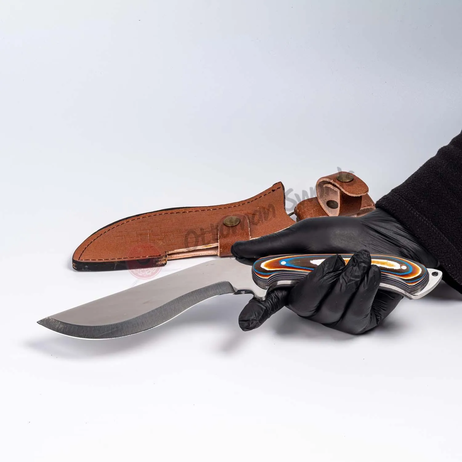 Handmade Non-Slip Handle Mini Kukri Knife